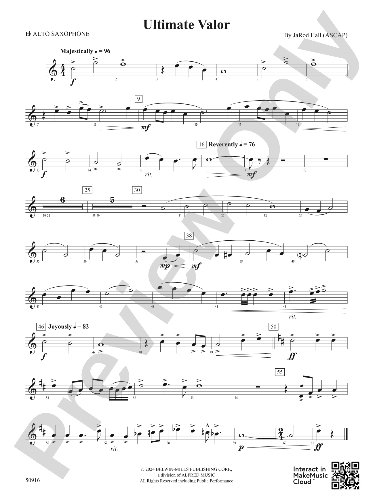 Ultimate Valor: E-flat Alto Saxophone