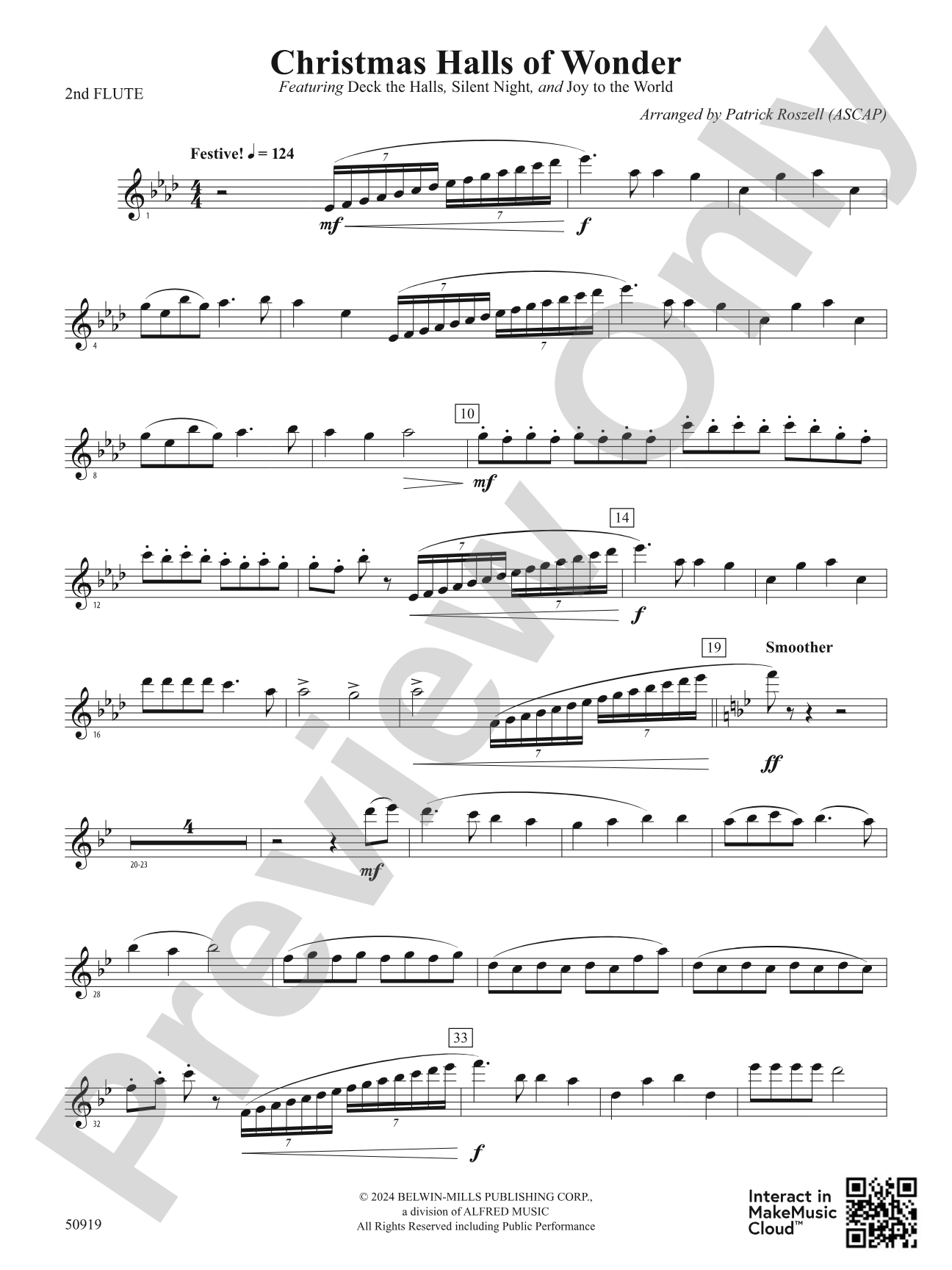 Christmas Halls of Wonder: 2nd Flute
