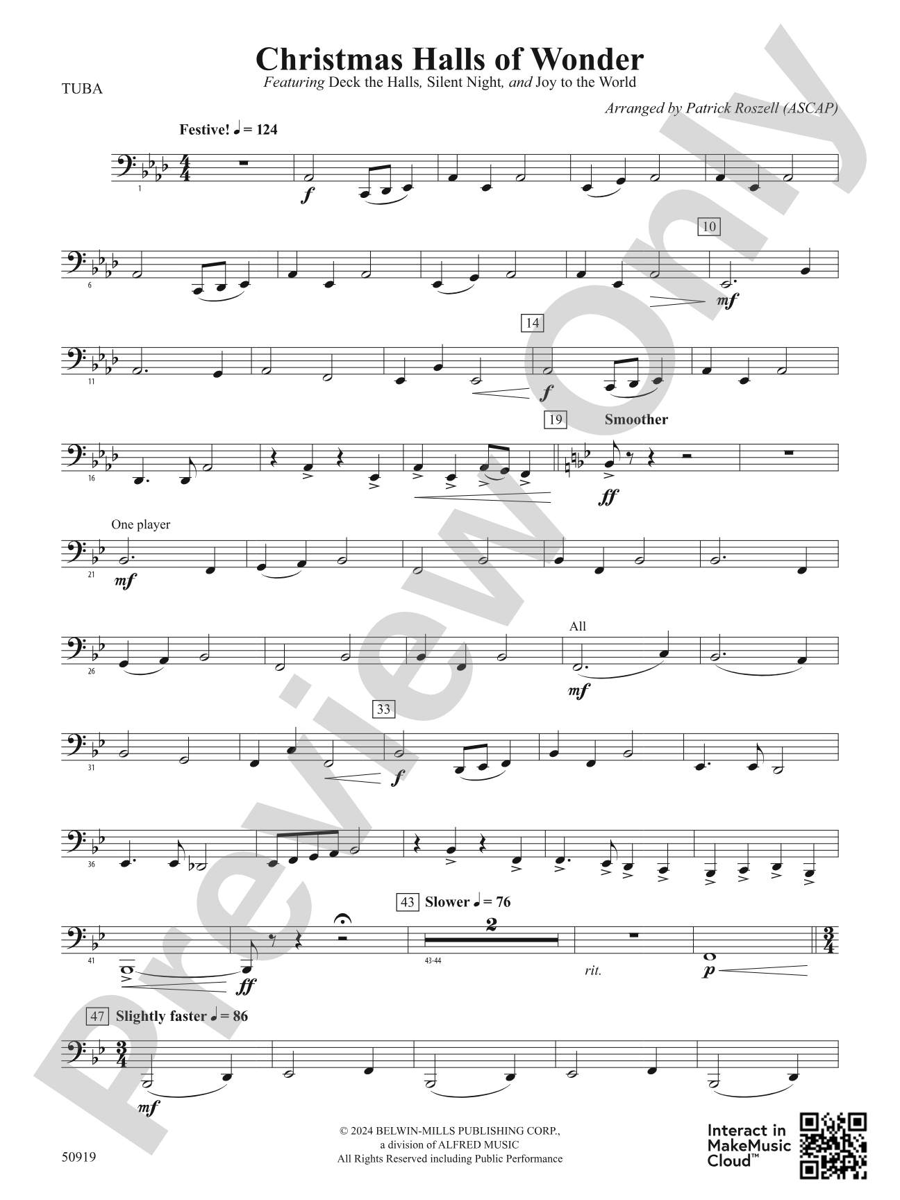 Christmas Halls of Wonder: Tuba