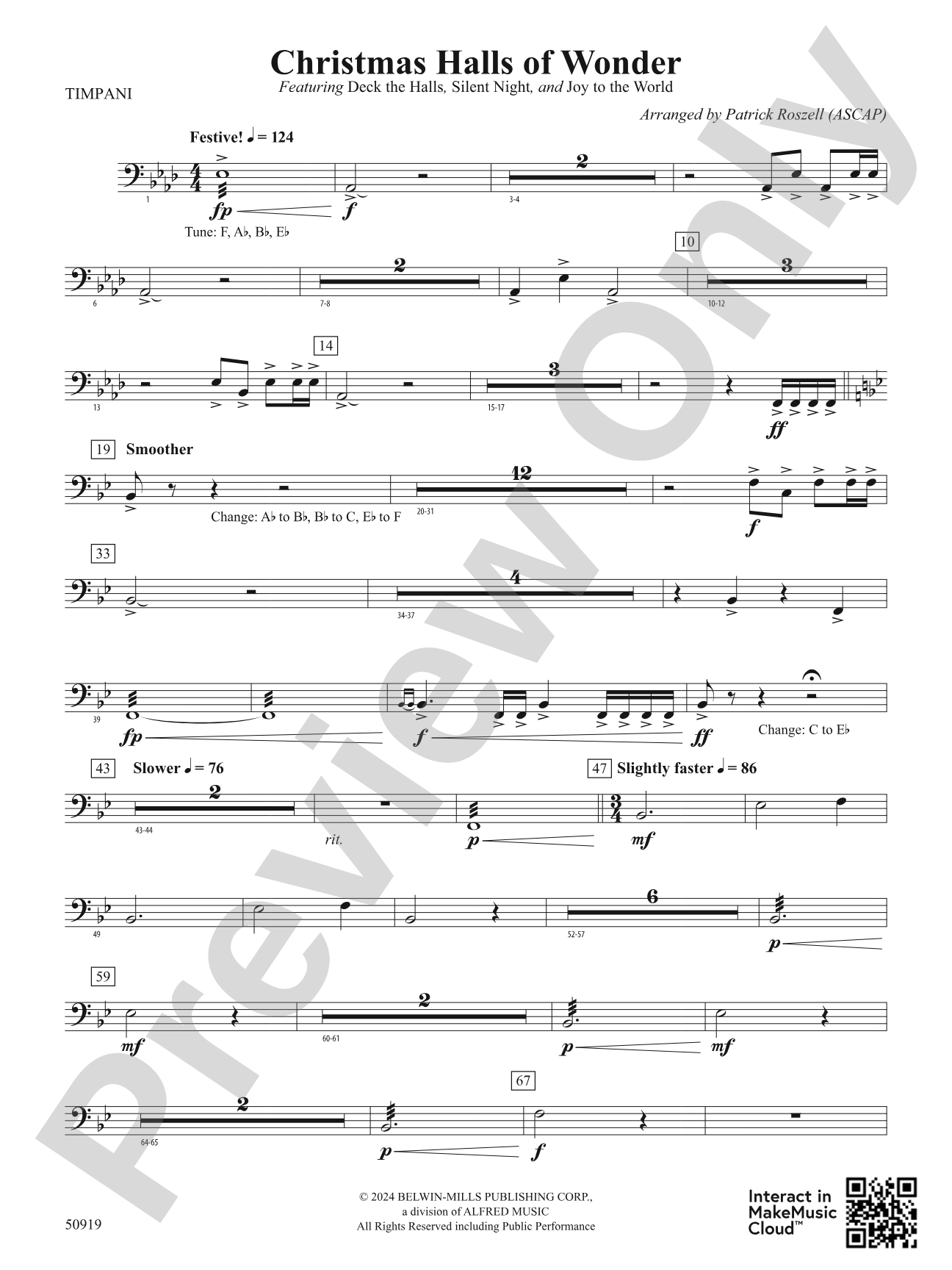 Christmas Halls of Wonder: Timpani