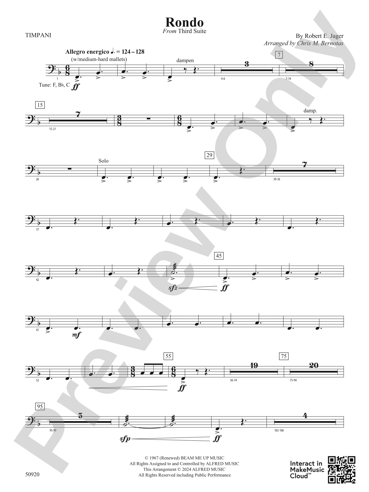 Rondo: Timpani
