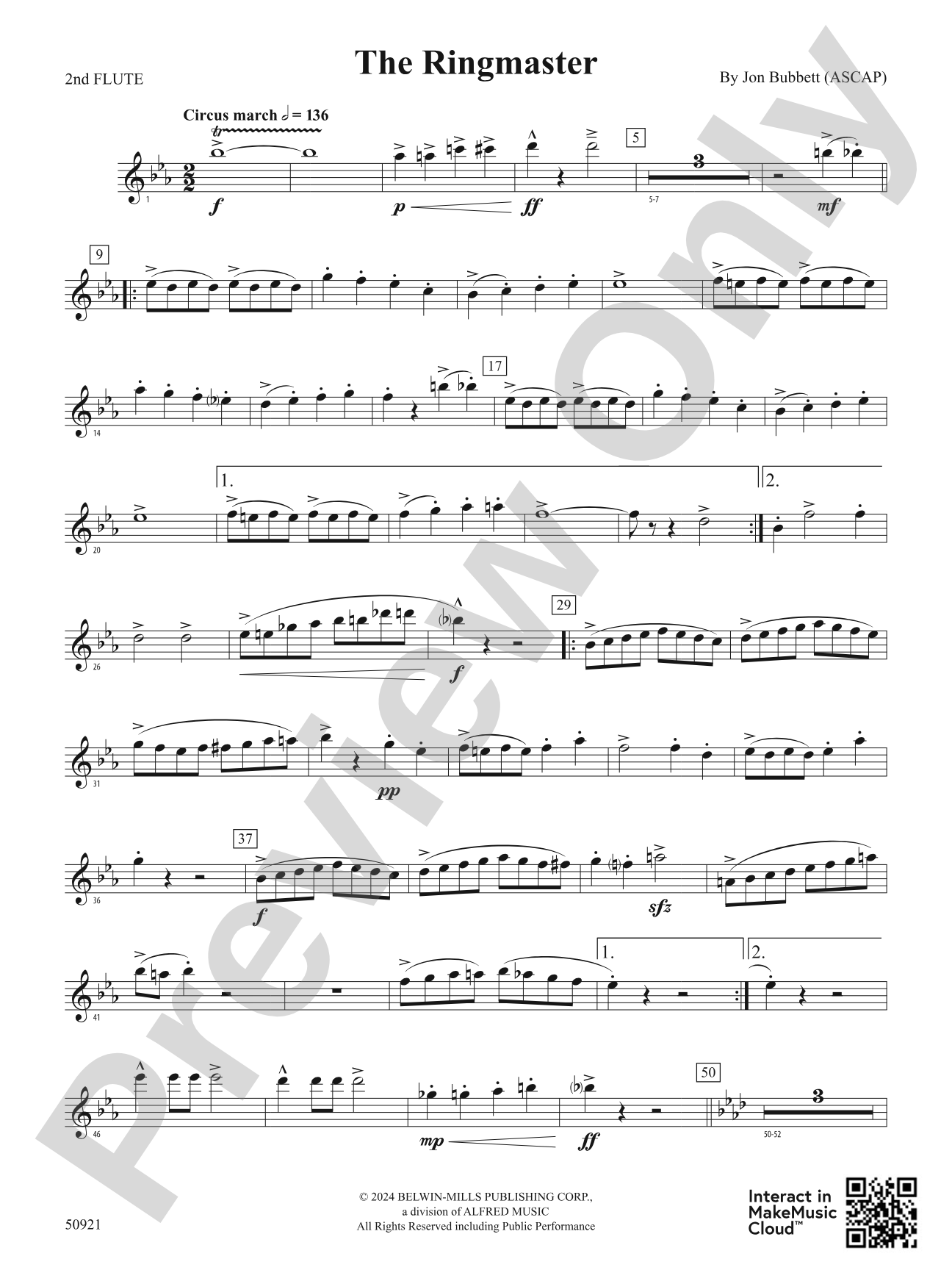 The Ringmaster: 2nd Flute