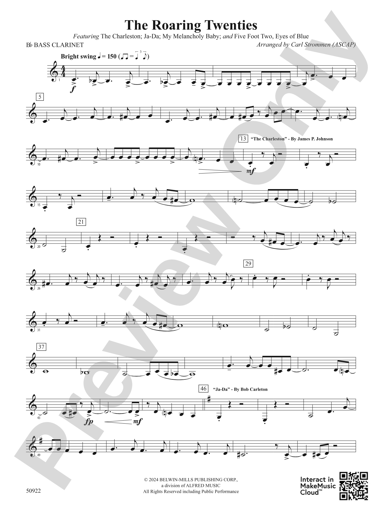 The Roaring Twenties: B-flat Bass Clarinet
