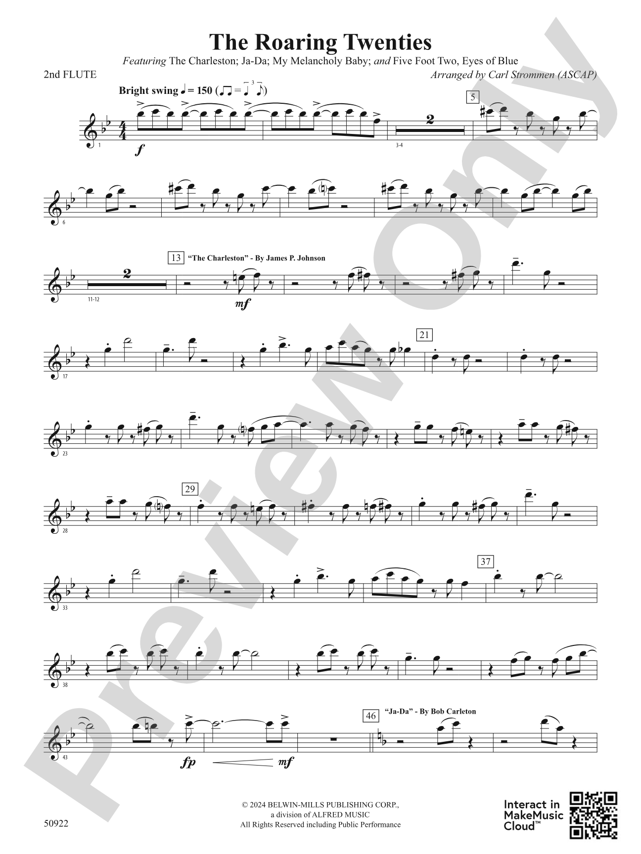 The Roaring Twenties: 2nd Flute