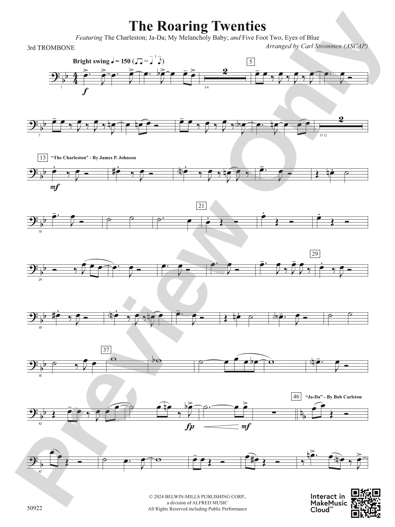 The Roaring Twenties: 3rd Trombone