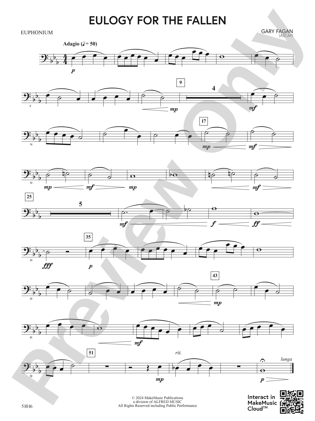 Eulogy for the Fallen: Baritone B.C.