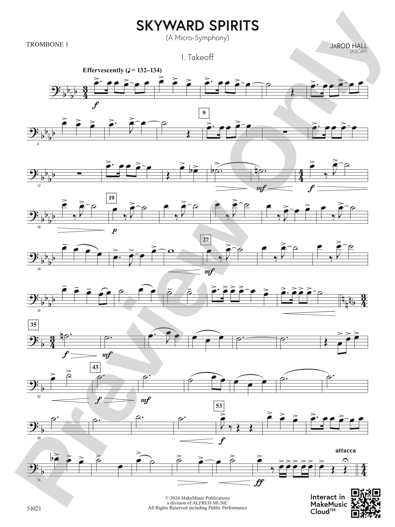 Skyward Spirits: 1st Trombone