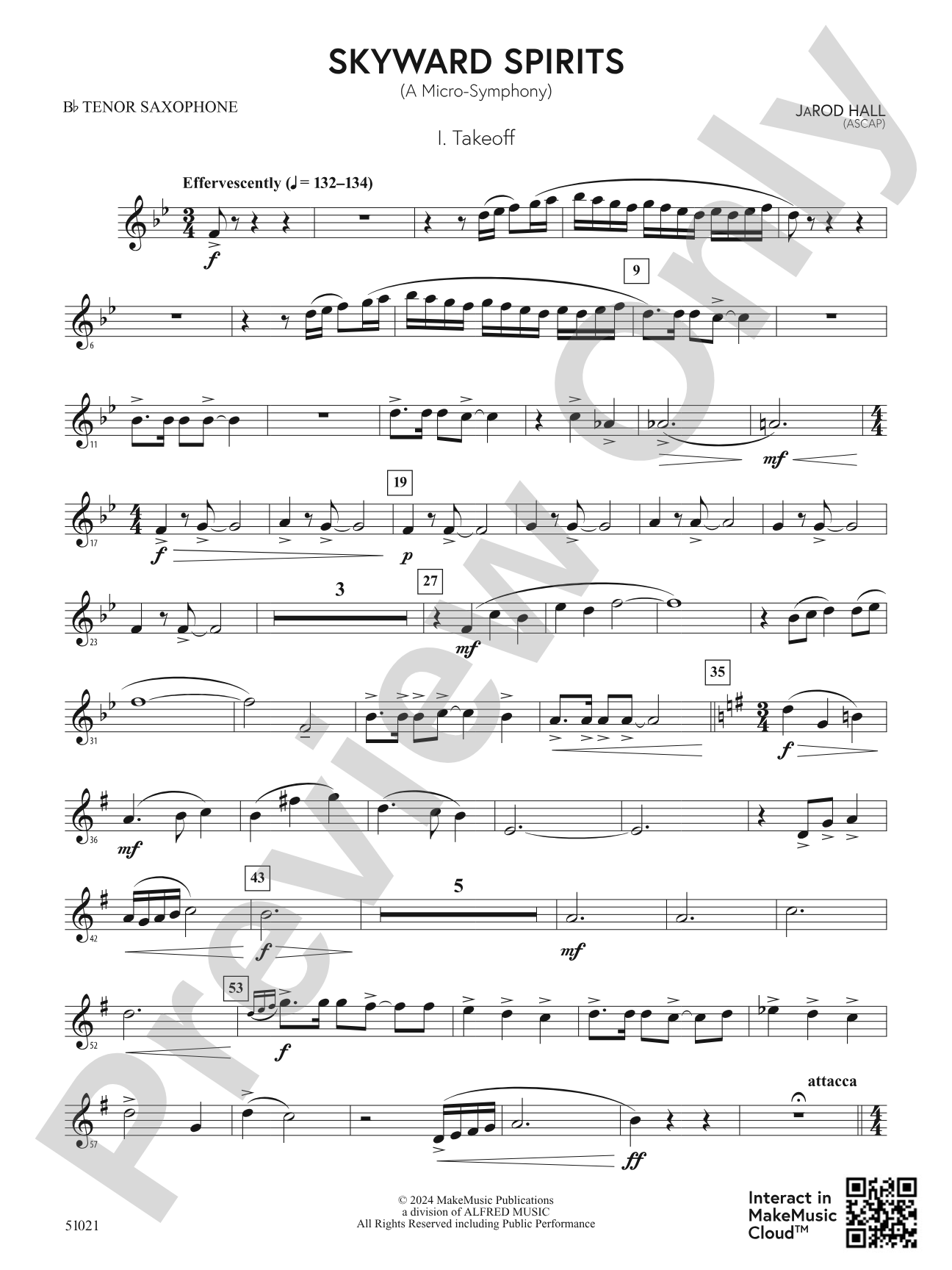 Skyward Spirits: B-flat Tenor Saxophone