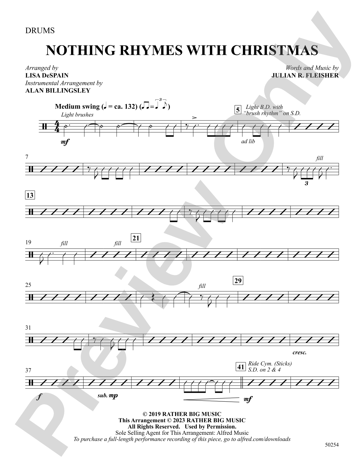 Nothing Rhymes with Christmas: Drums