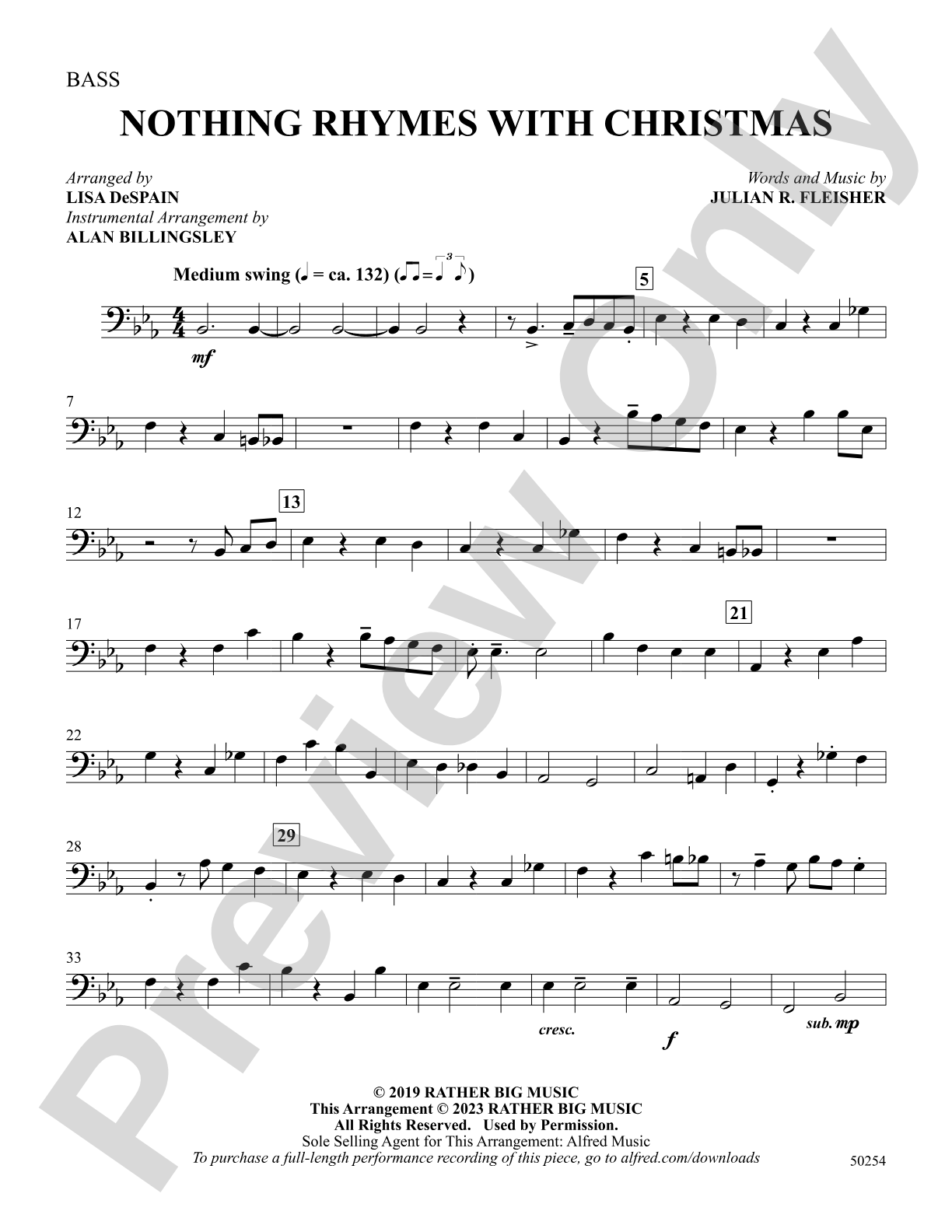 Nothing Rhymes with Christmas: String Bass