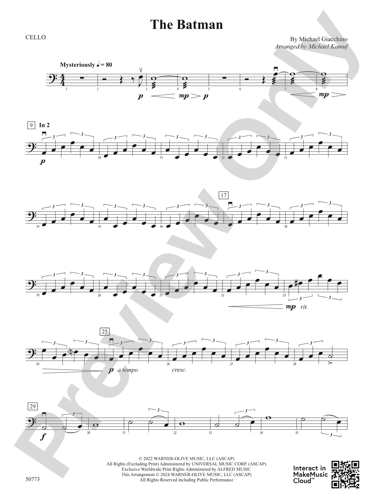 The Batman: Cello