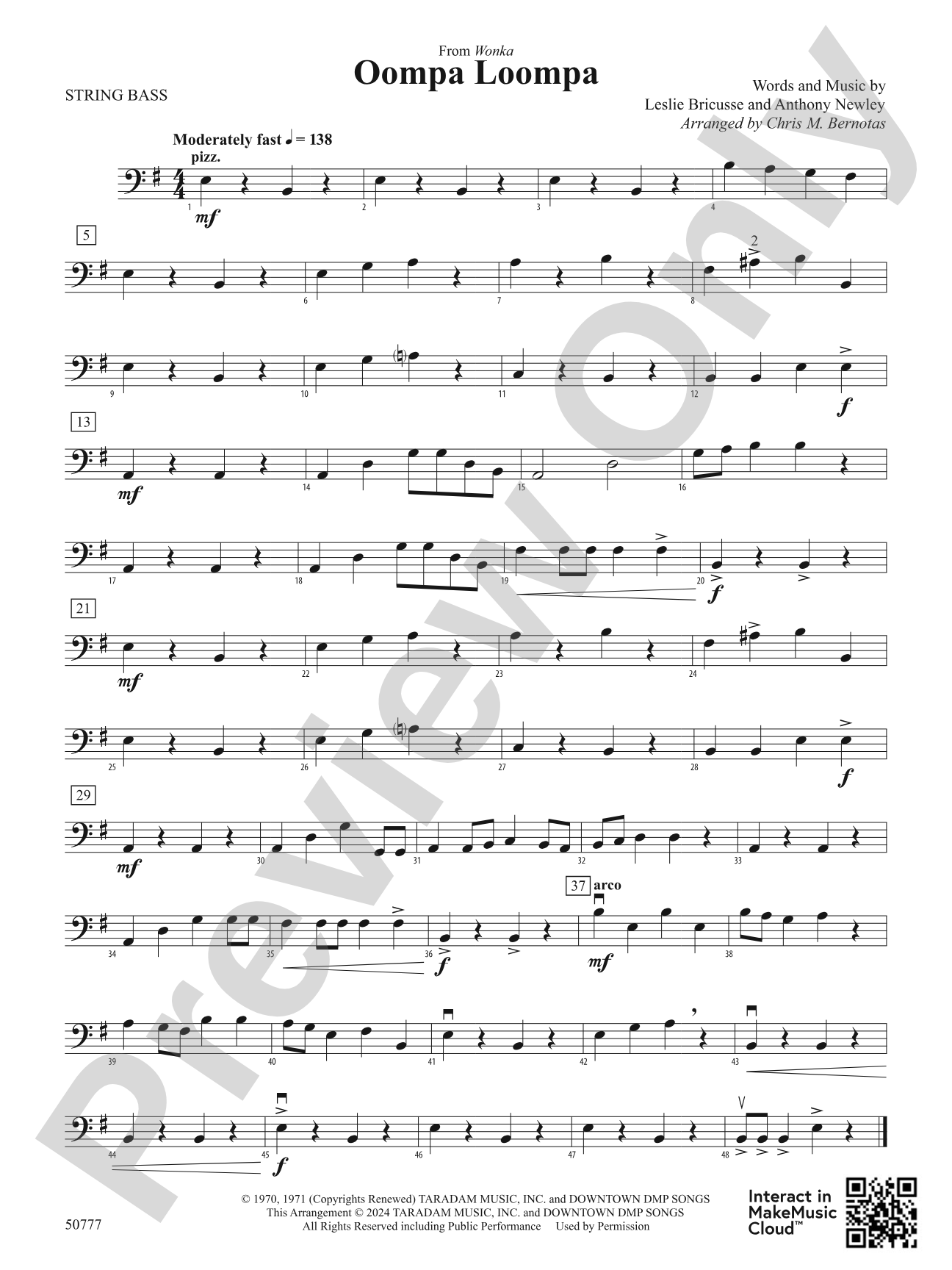 Oompa Loompa: String Bass