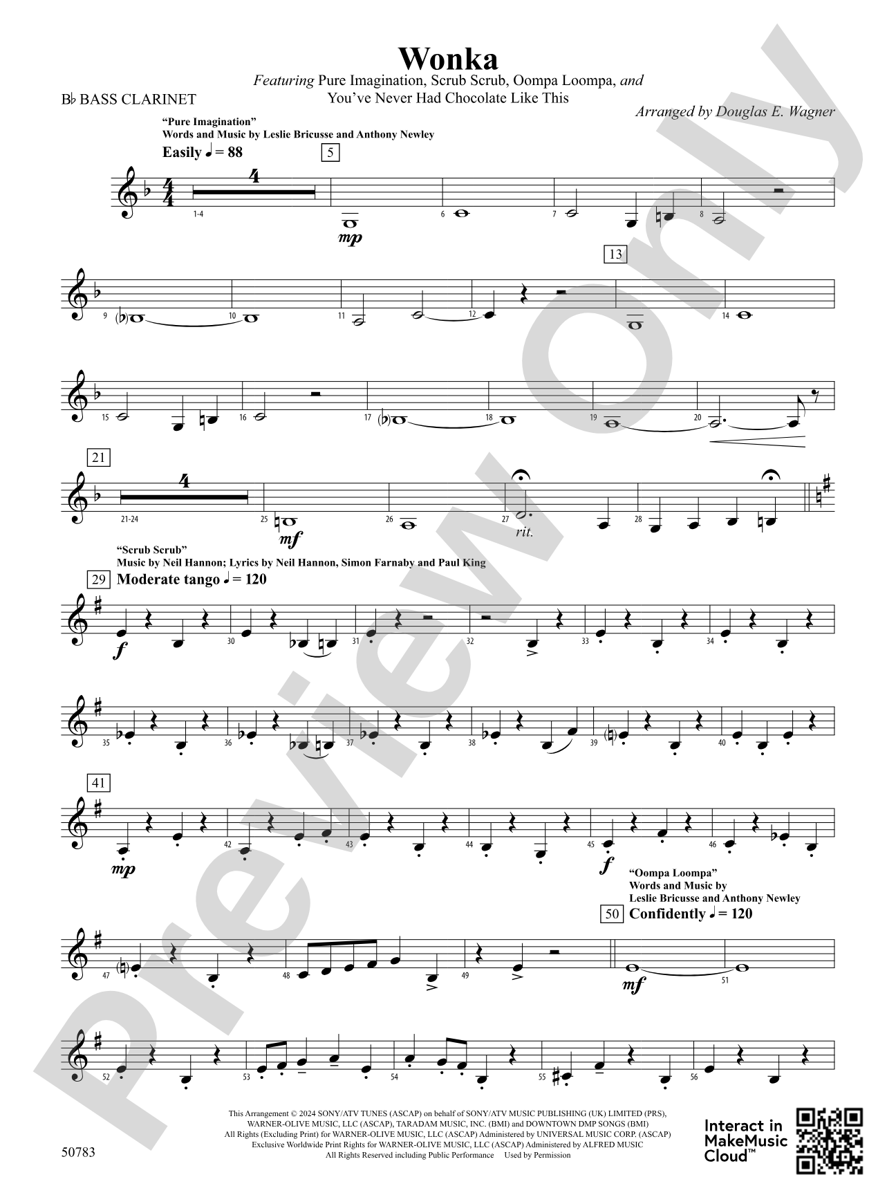 Wonka: B-flat Bass Clarinet