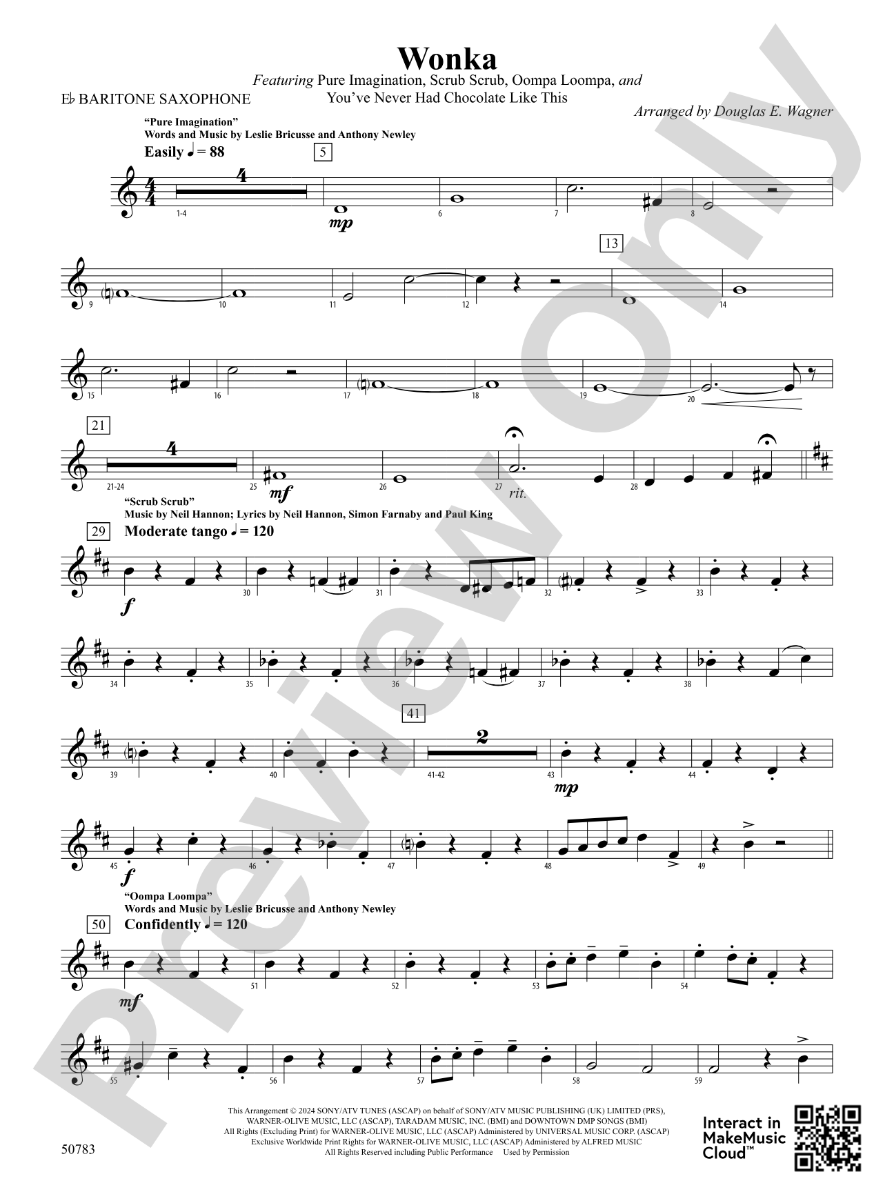 Wonka: E-flat Baritone Saxophone