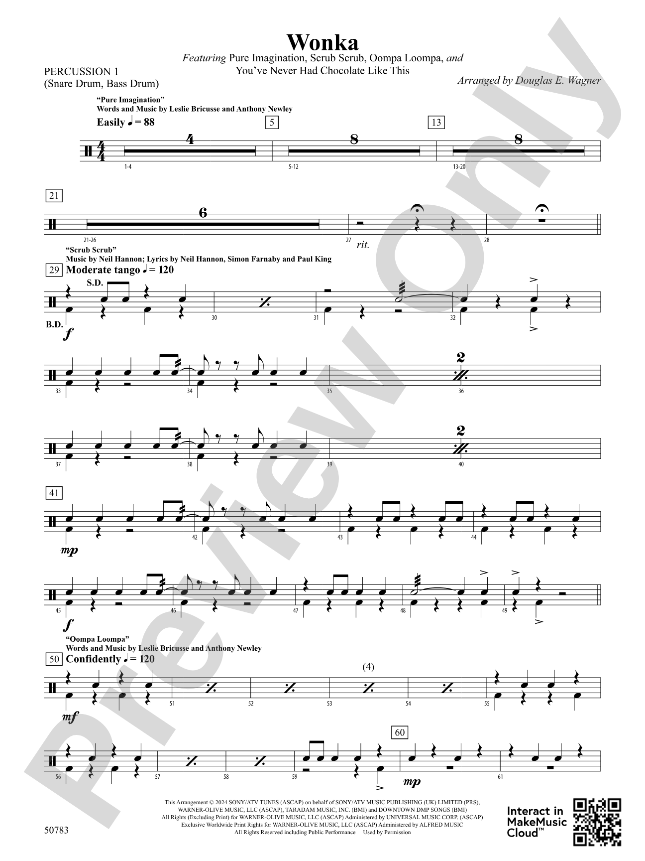 Wonka: 1st Percussion