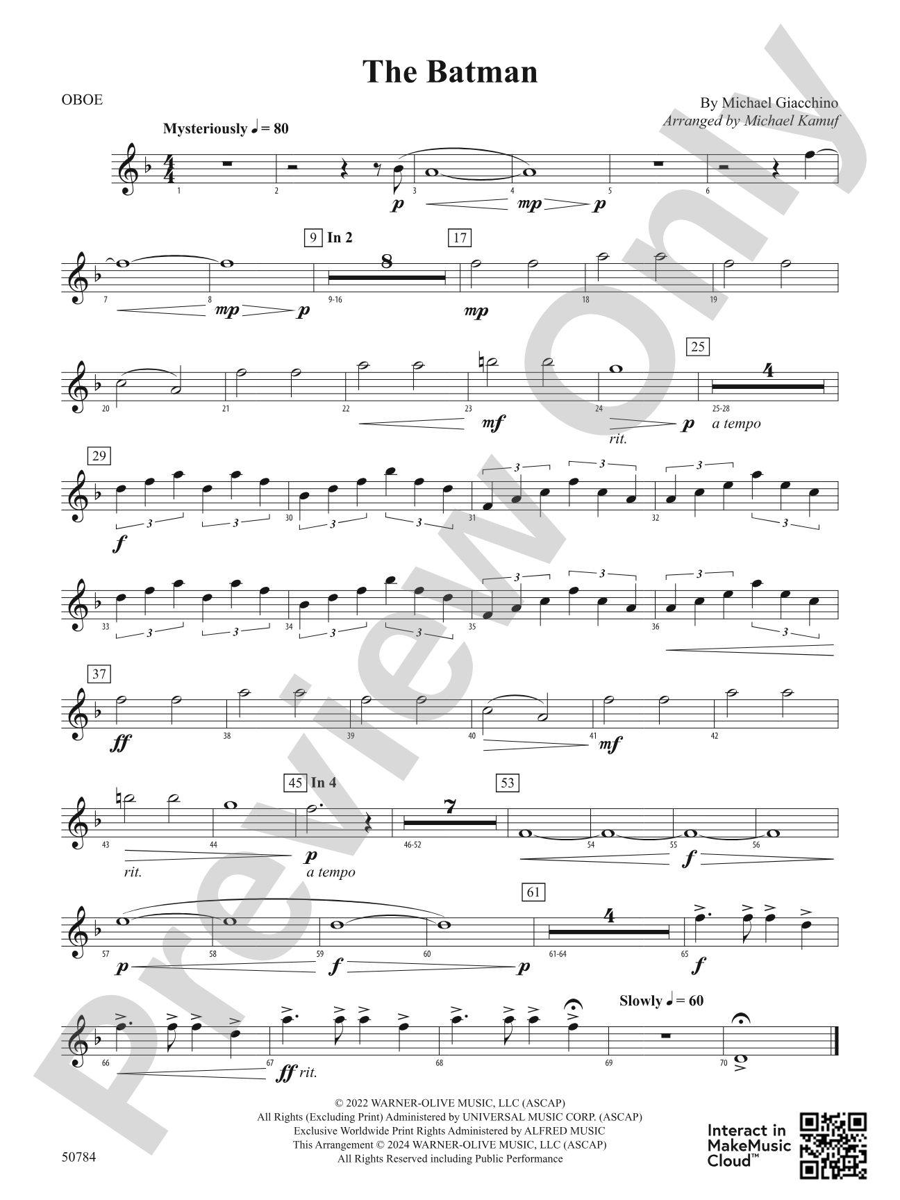 The Batman: Oboe