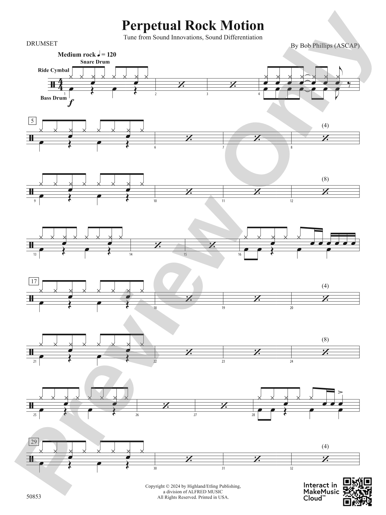 Perpetual Rock Motion: 1st Percussion