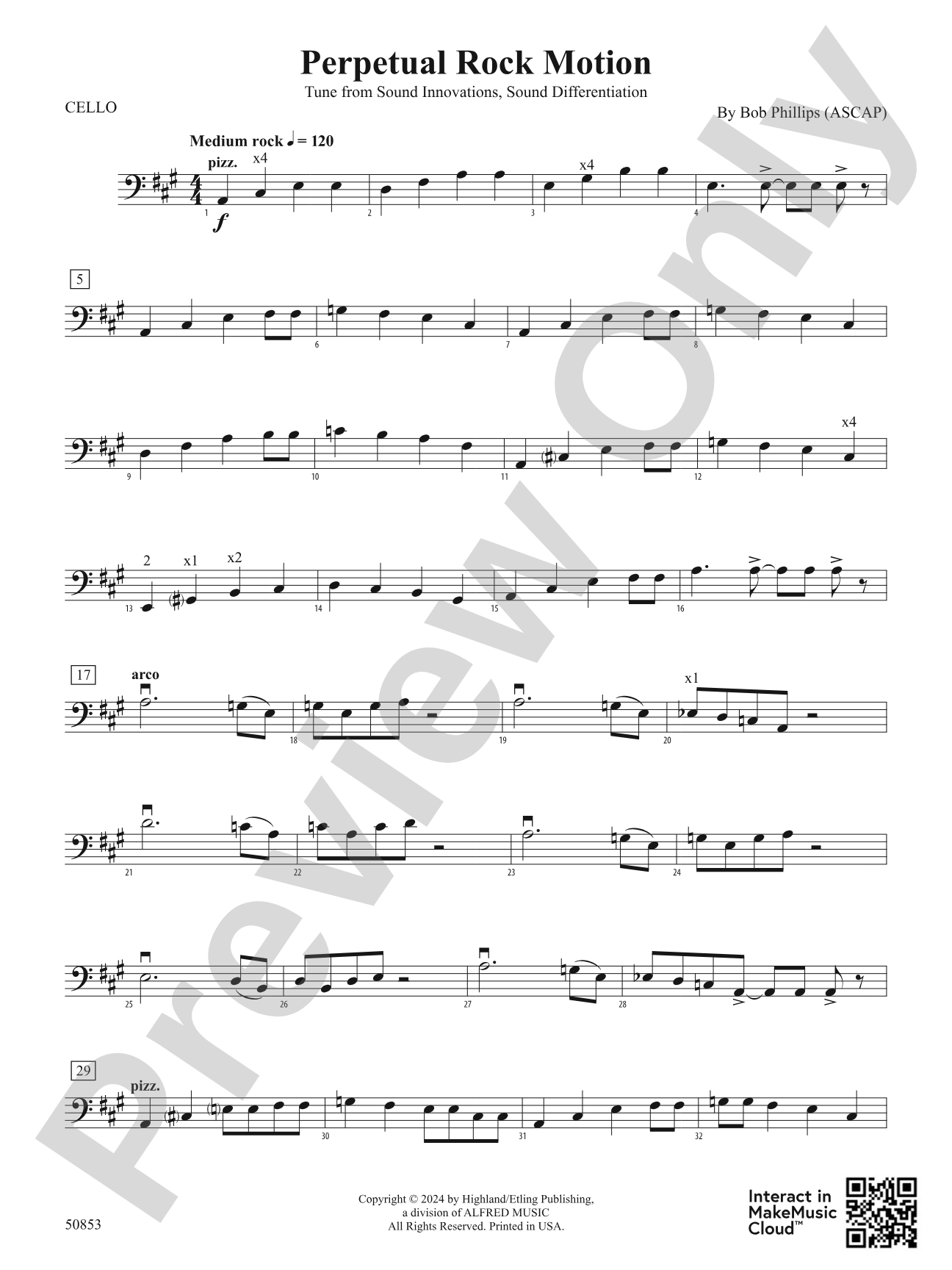 Perpetual Rock Motion: Cello