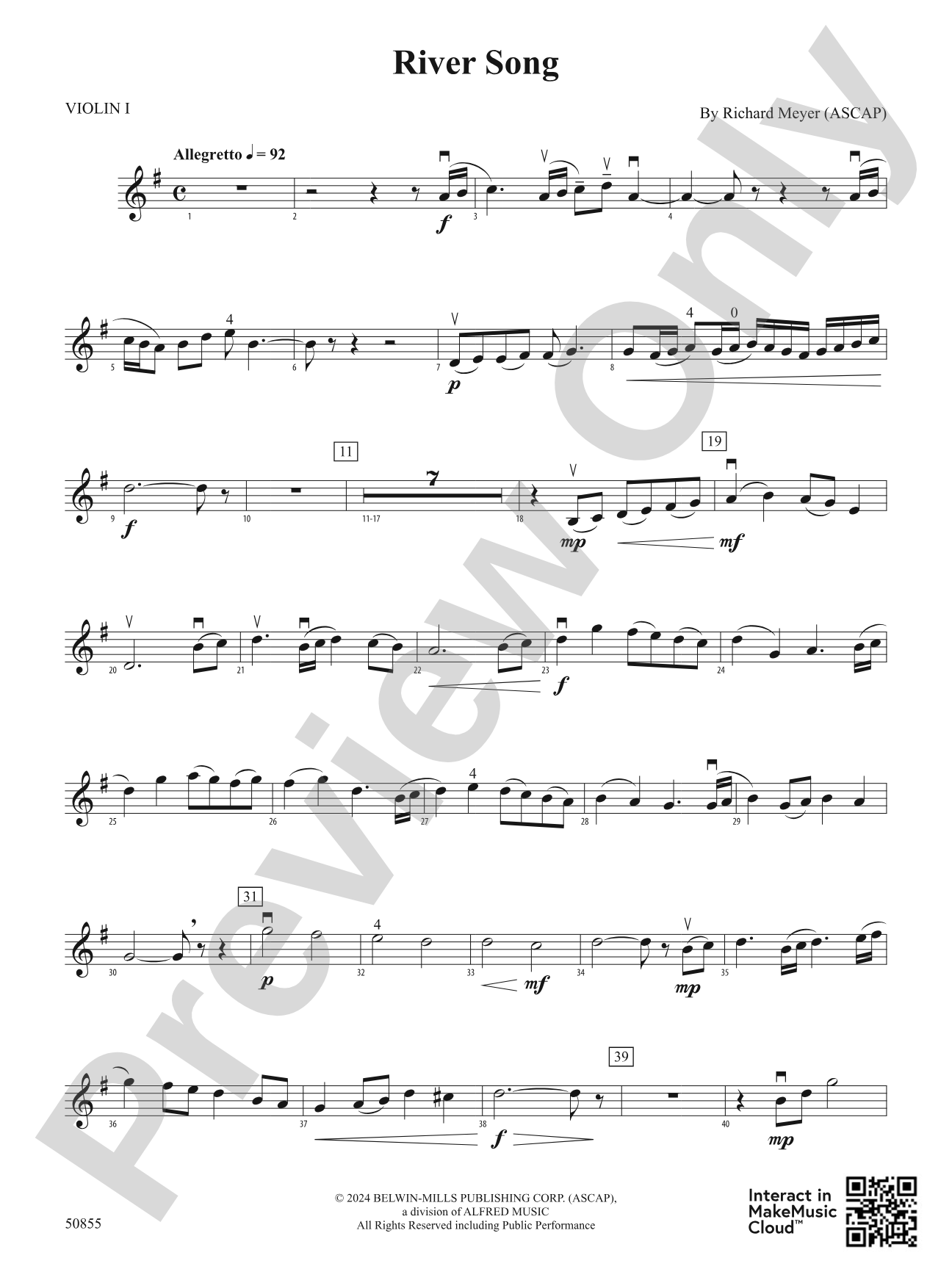 River Song: 1st Violin