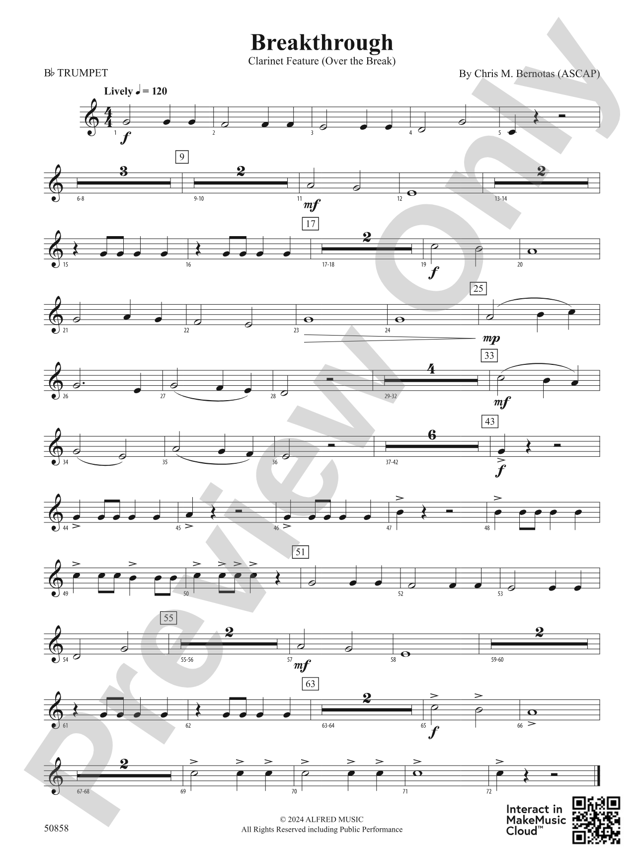 Breakthrough: 1st B-flat Trumpet