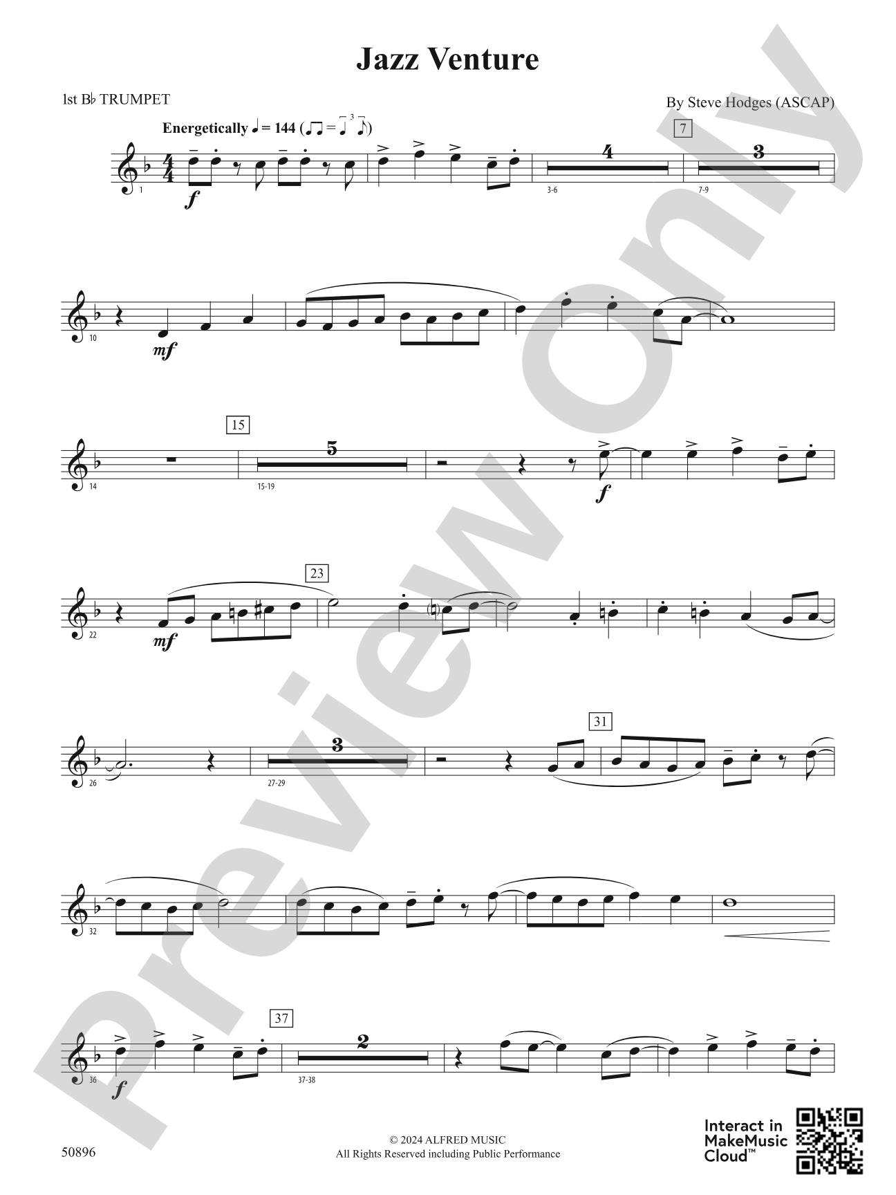 Jazz Venture: 1st B-flat Trumpet