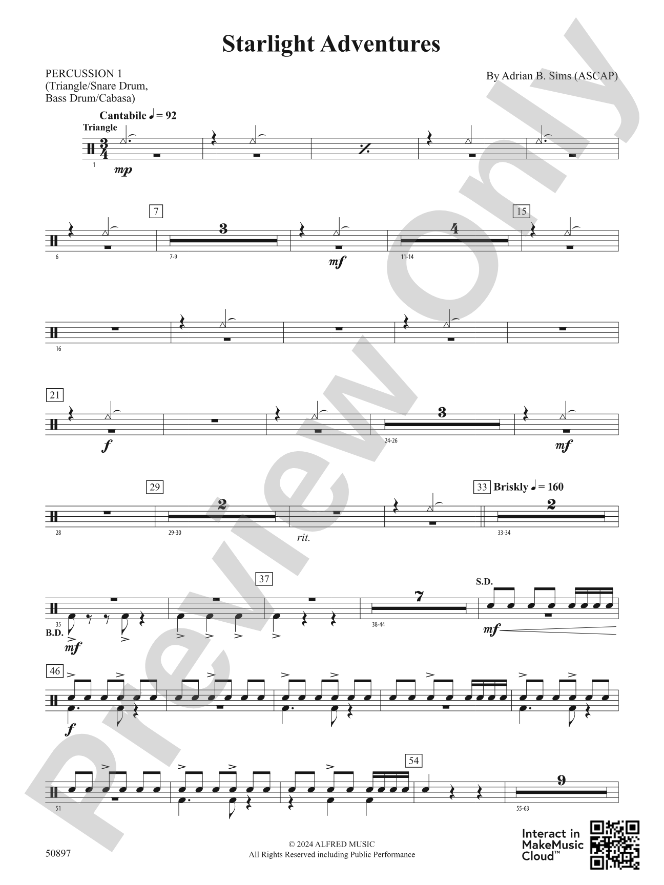 Starlight Adventures: 1st Percussion