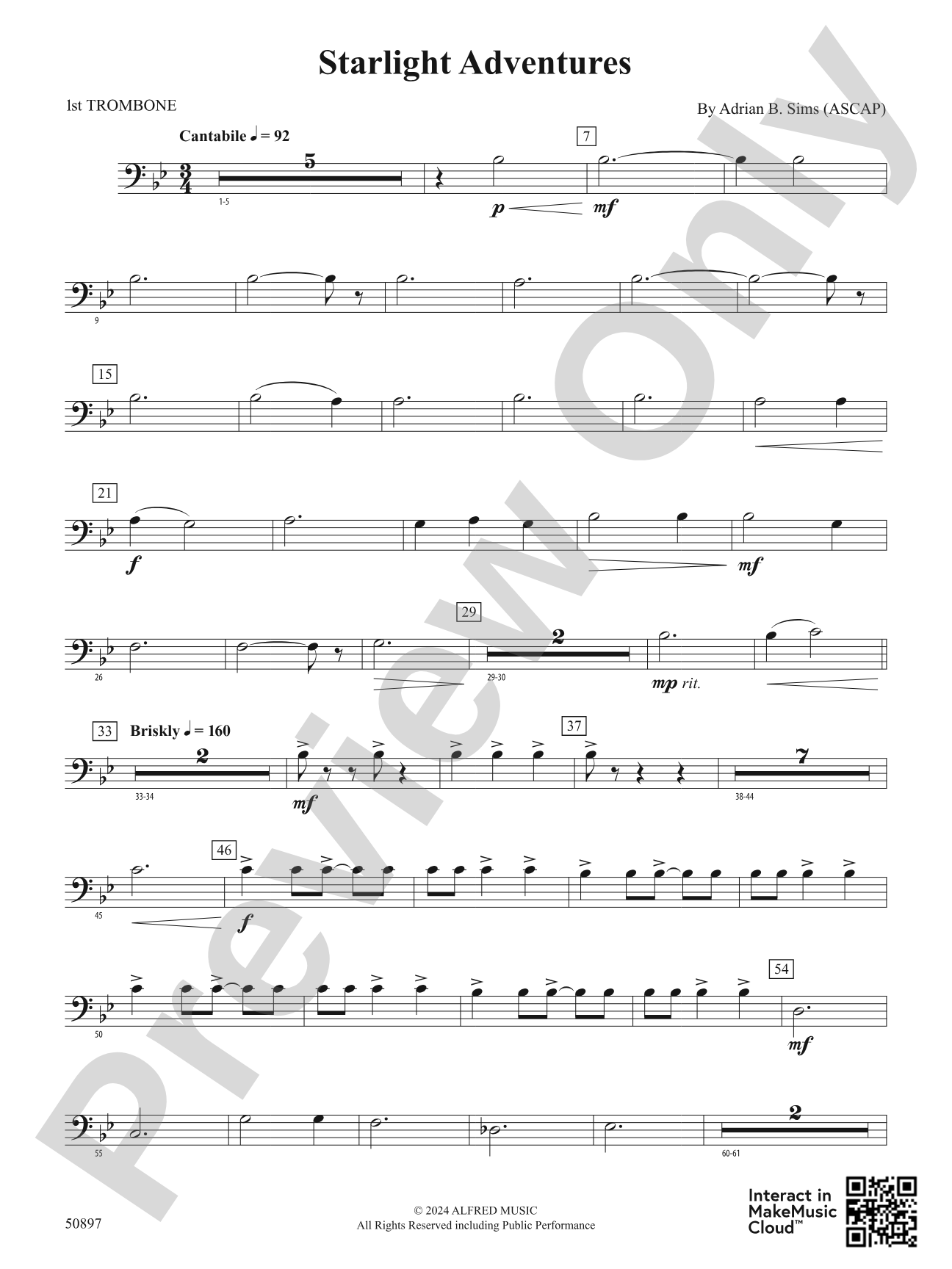 Starlight Adventures: 1st Trombone