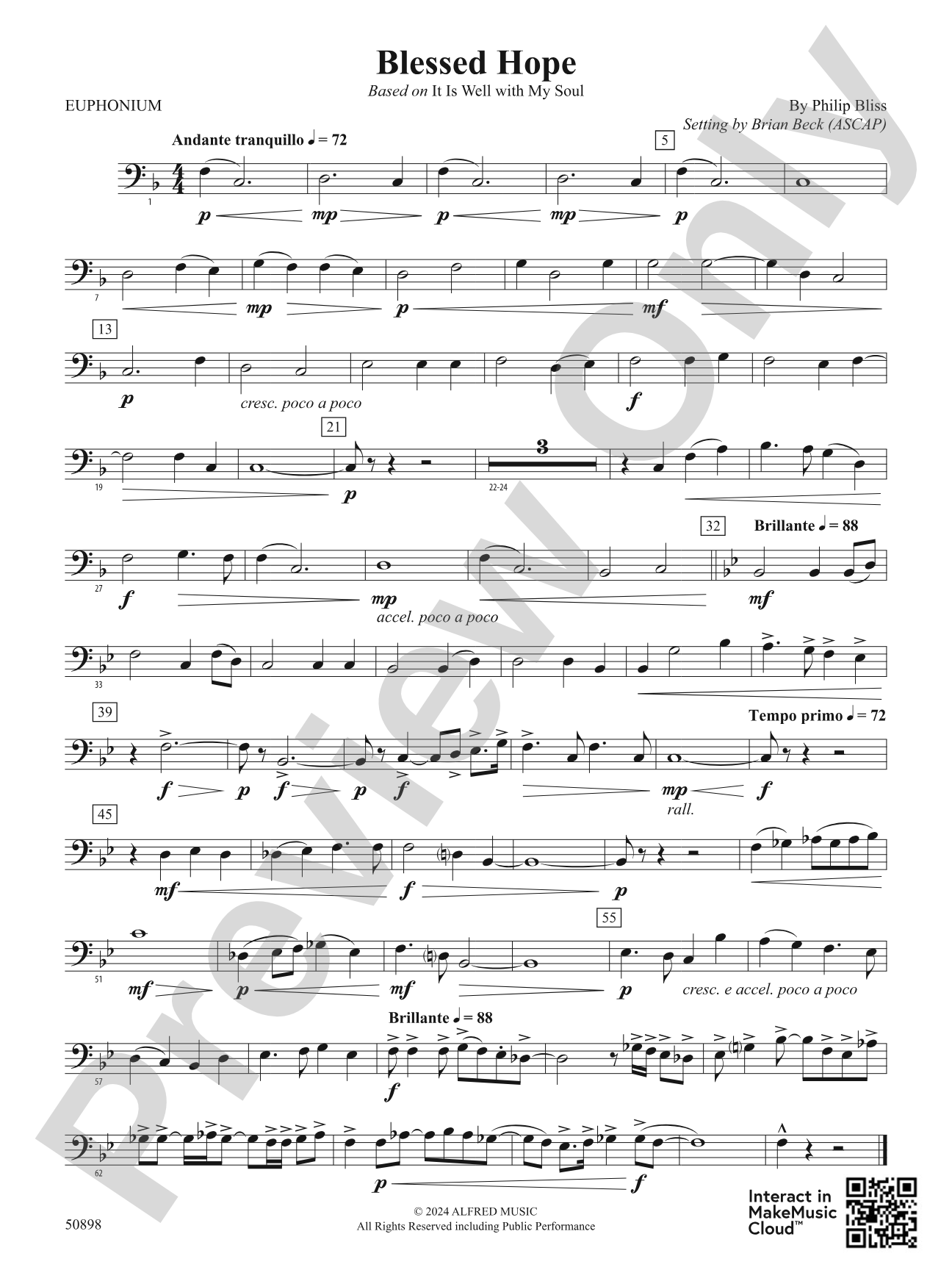 Blessed Hope: Baritone B.C.