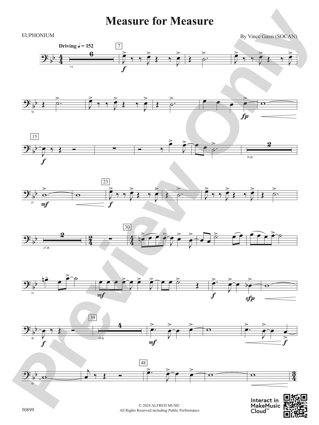 Measure for Measure: Baritone B.C.