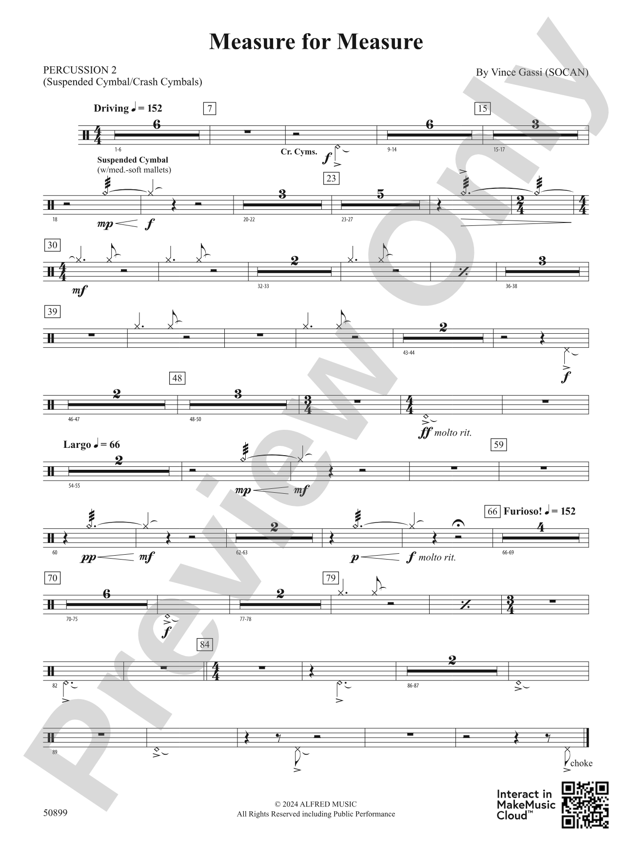 Measure for Measure: 2nd Percussion