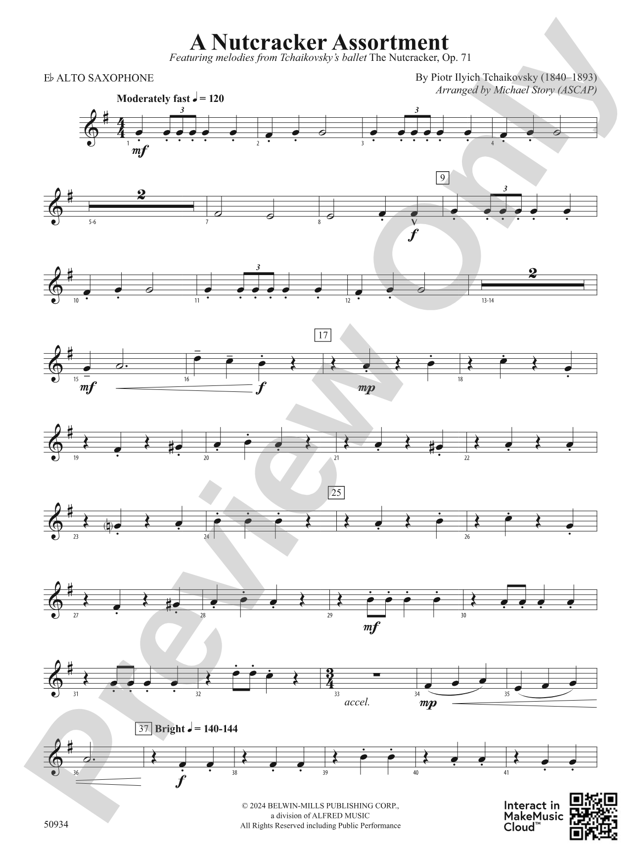 A Nutcracker Assortment: E-flat Alto Saxophone