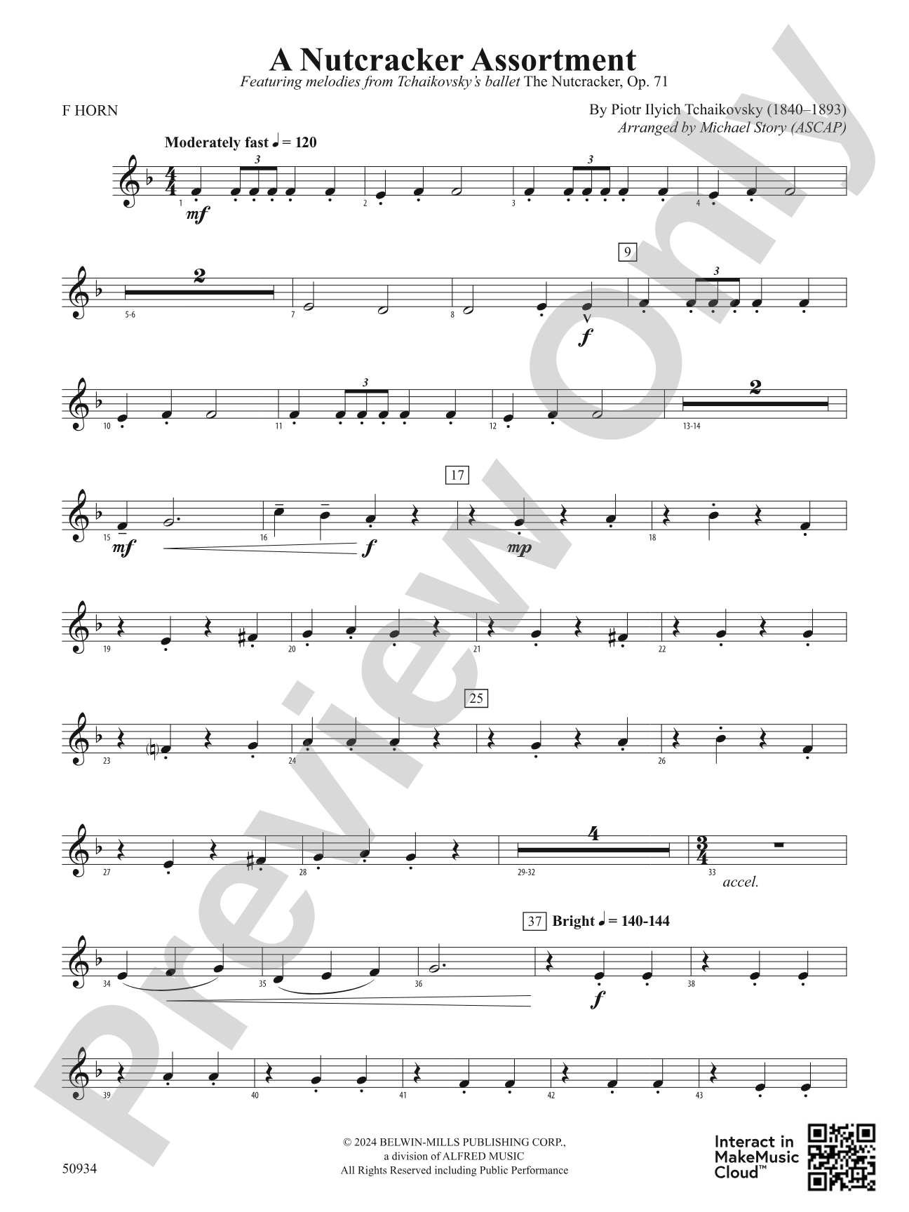 A Nutcracker Assortment: 1st F Horn