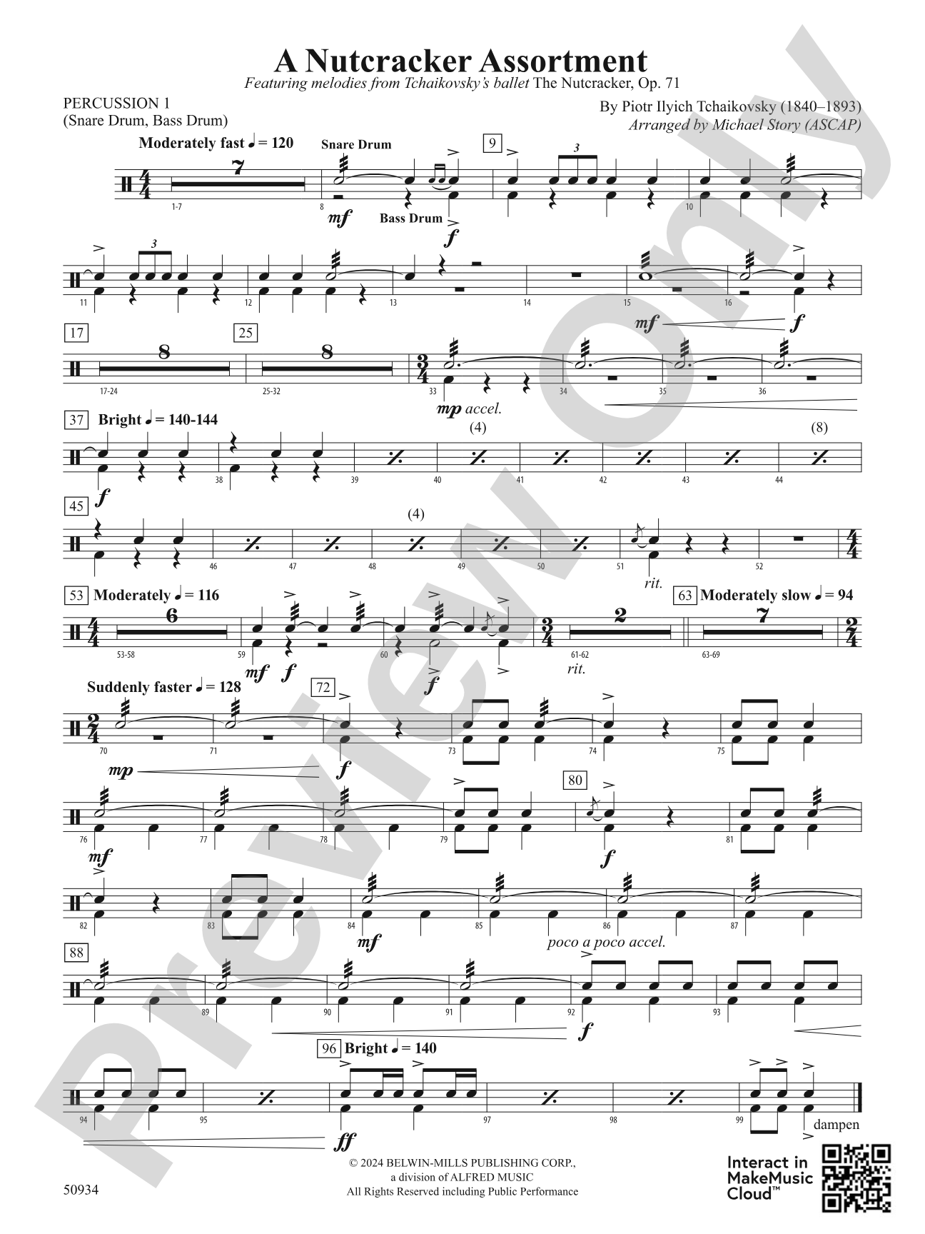 A Nutcracker Assortment: 1st Percussion