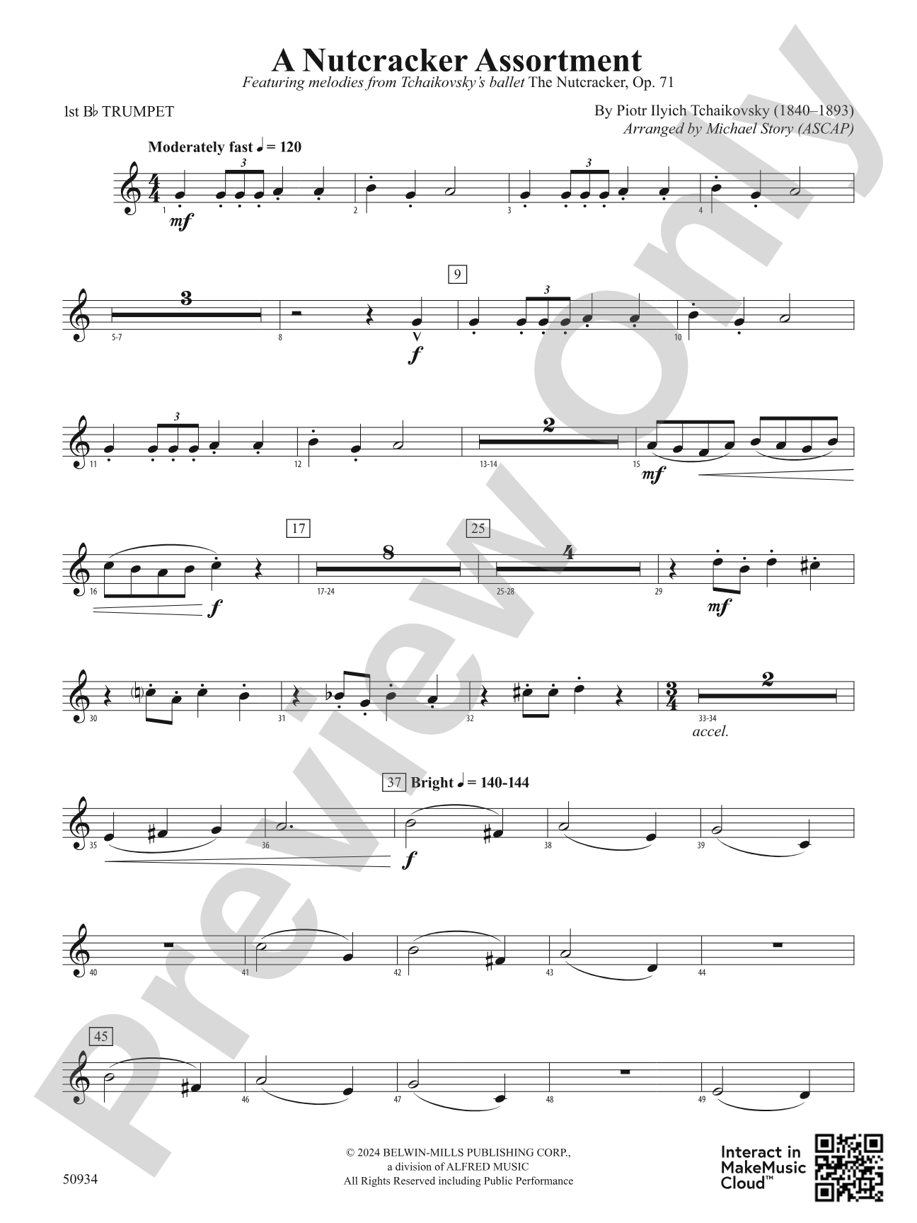 A Nutcracker Assortment: 1st B-flat Trumpet
