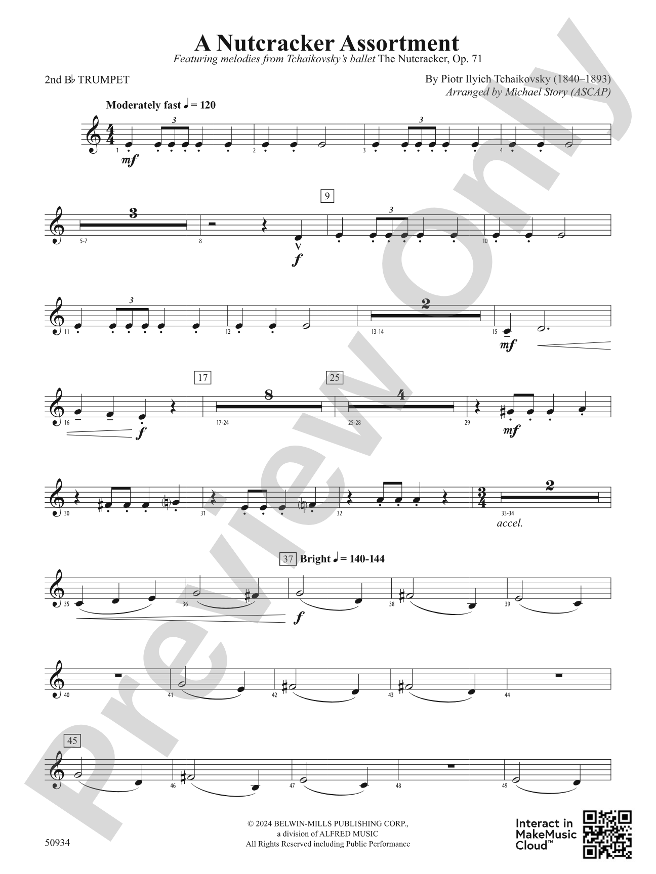 A Nutcracker Assortment: 2nd B-flat Trumpet