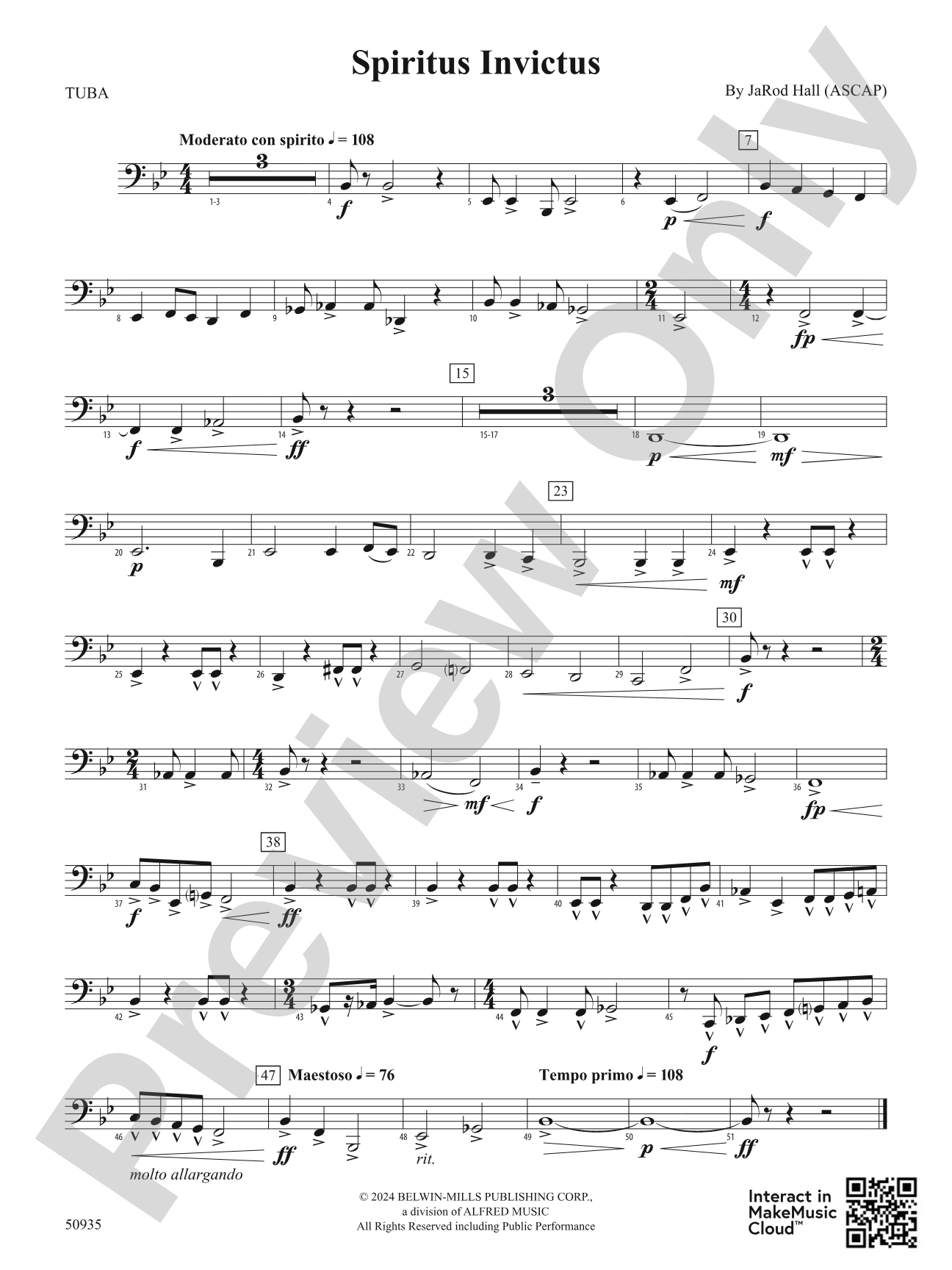 Spiritus Invictus: Tuba