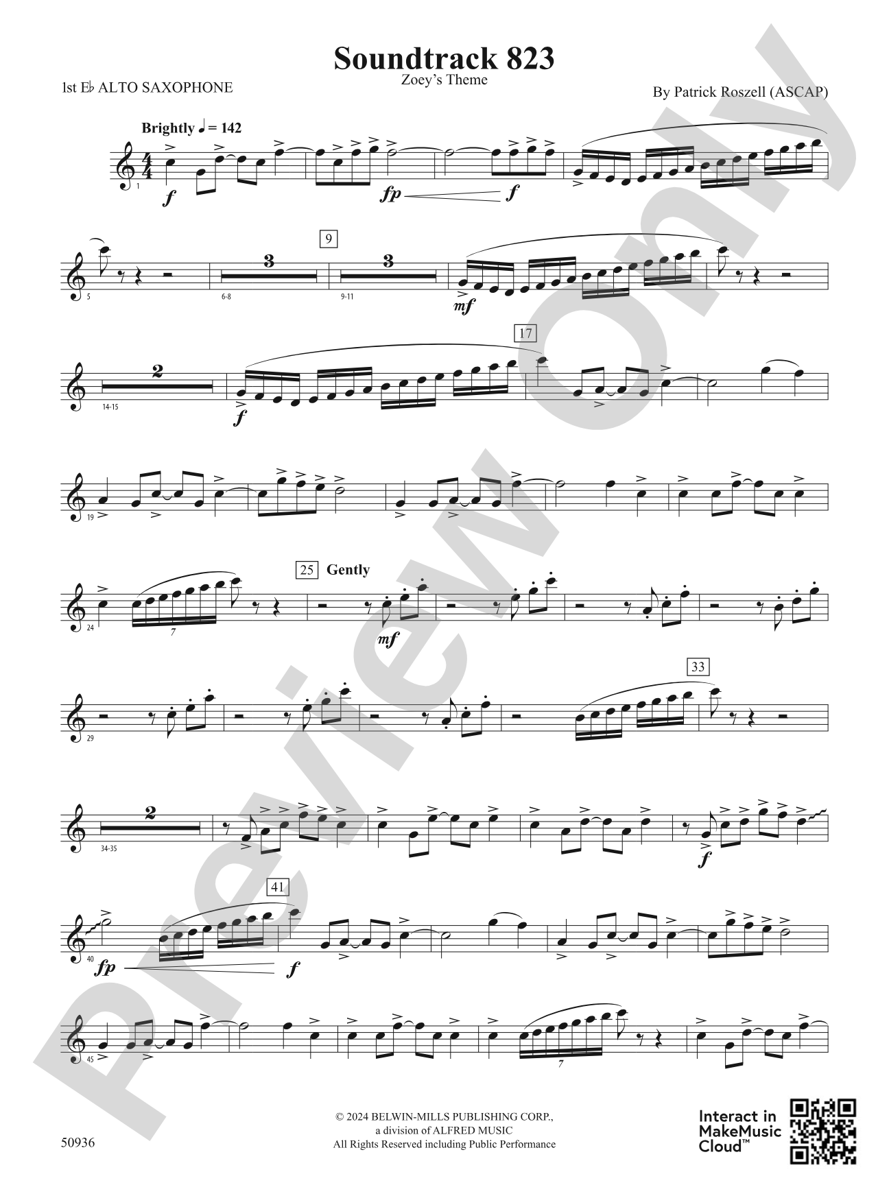 Soundtrack 823: E-flat Alto Saxophone
