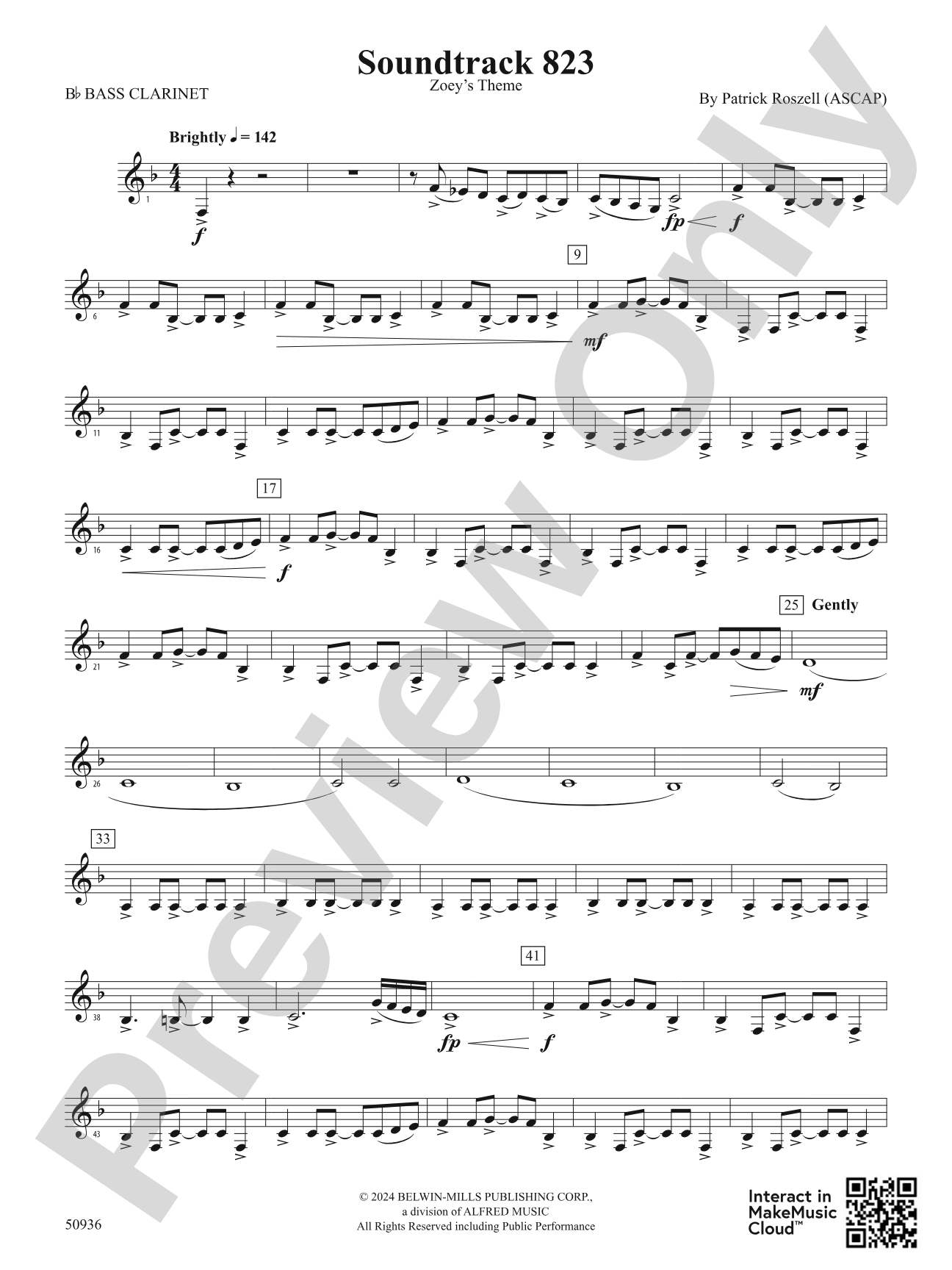 Soundtrack 823: B-flat Bass Clarinet
