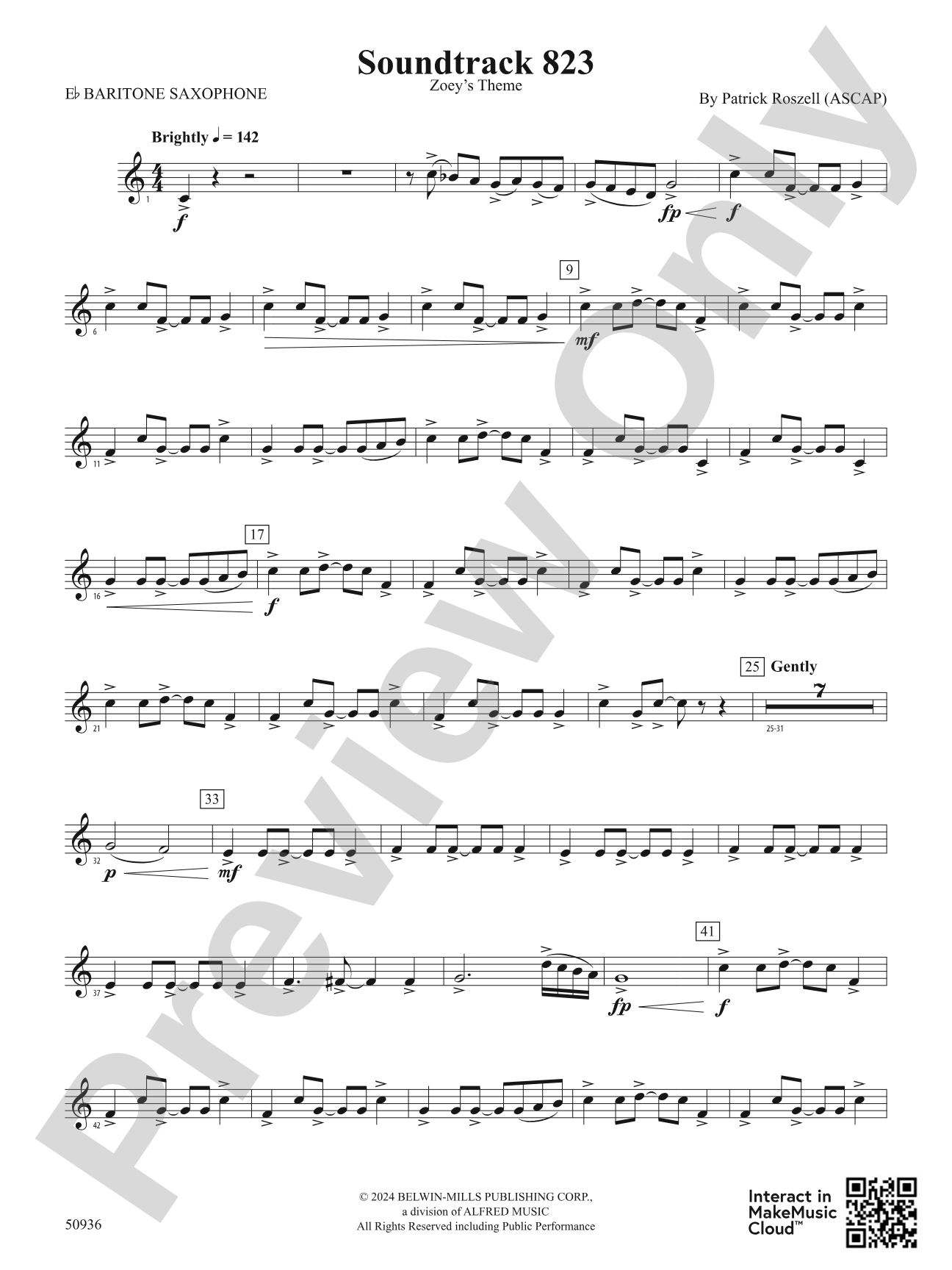 Soundtrack 823: E-flat Baritone Saxophone