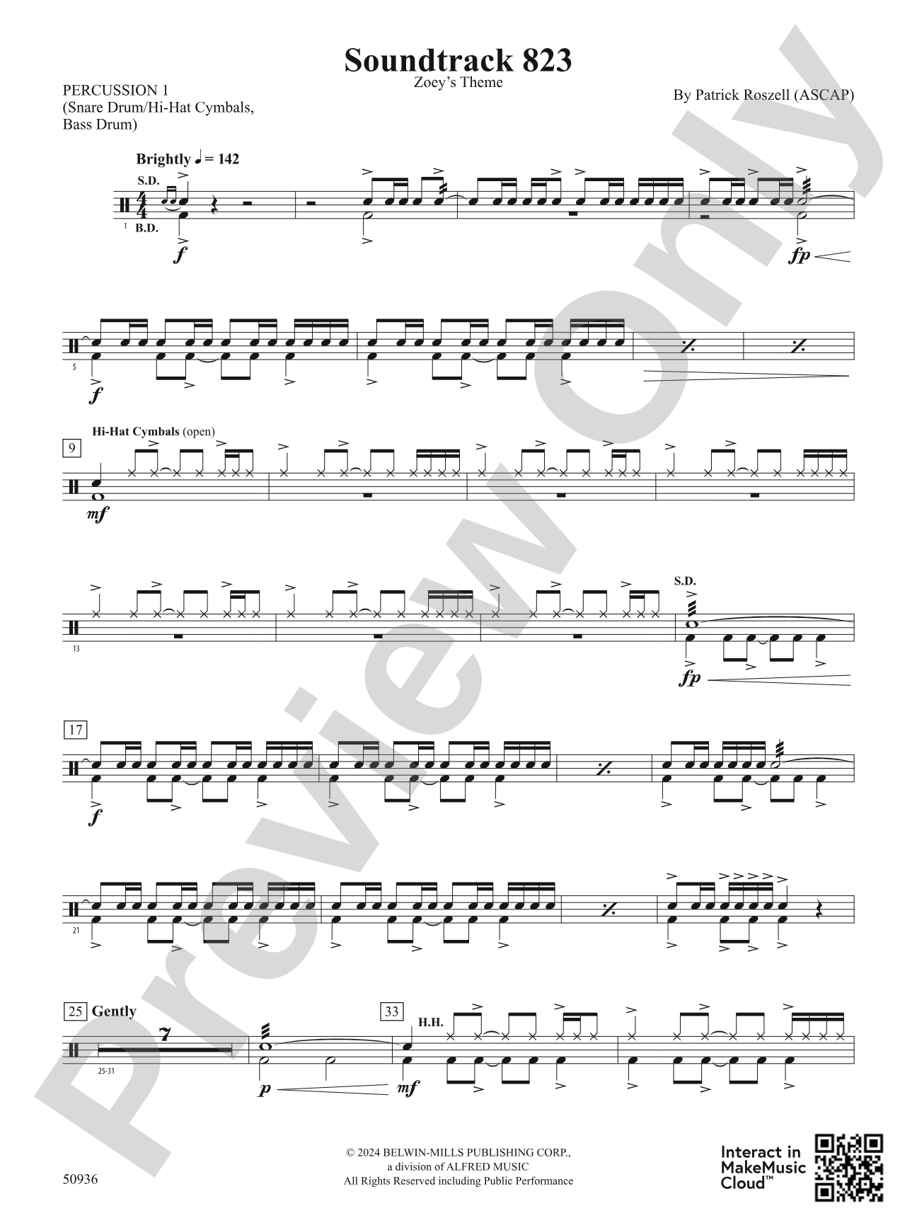Soundtrack 823: 1st Percussion