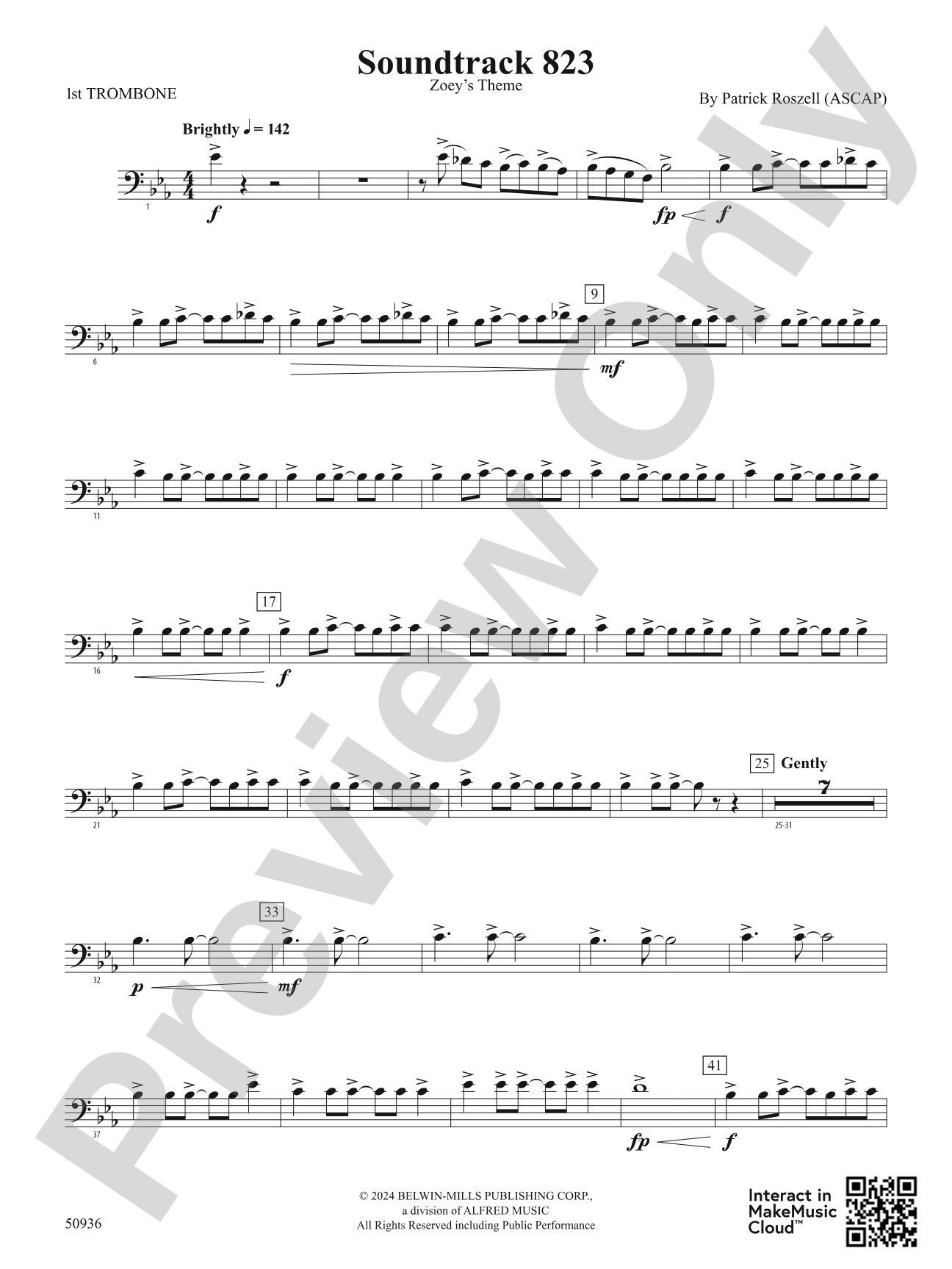 Soundtrack 823: 1st Trombone