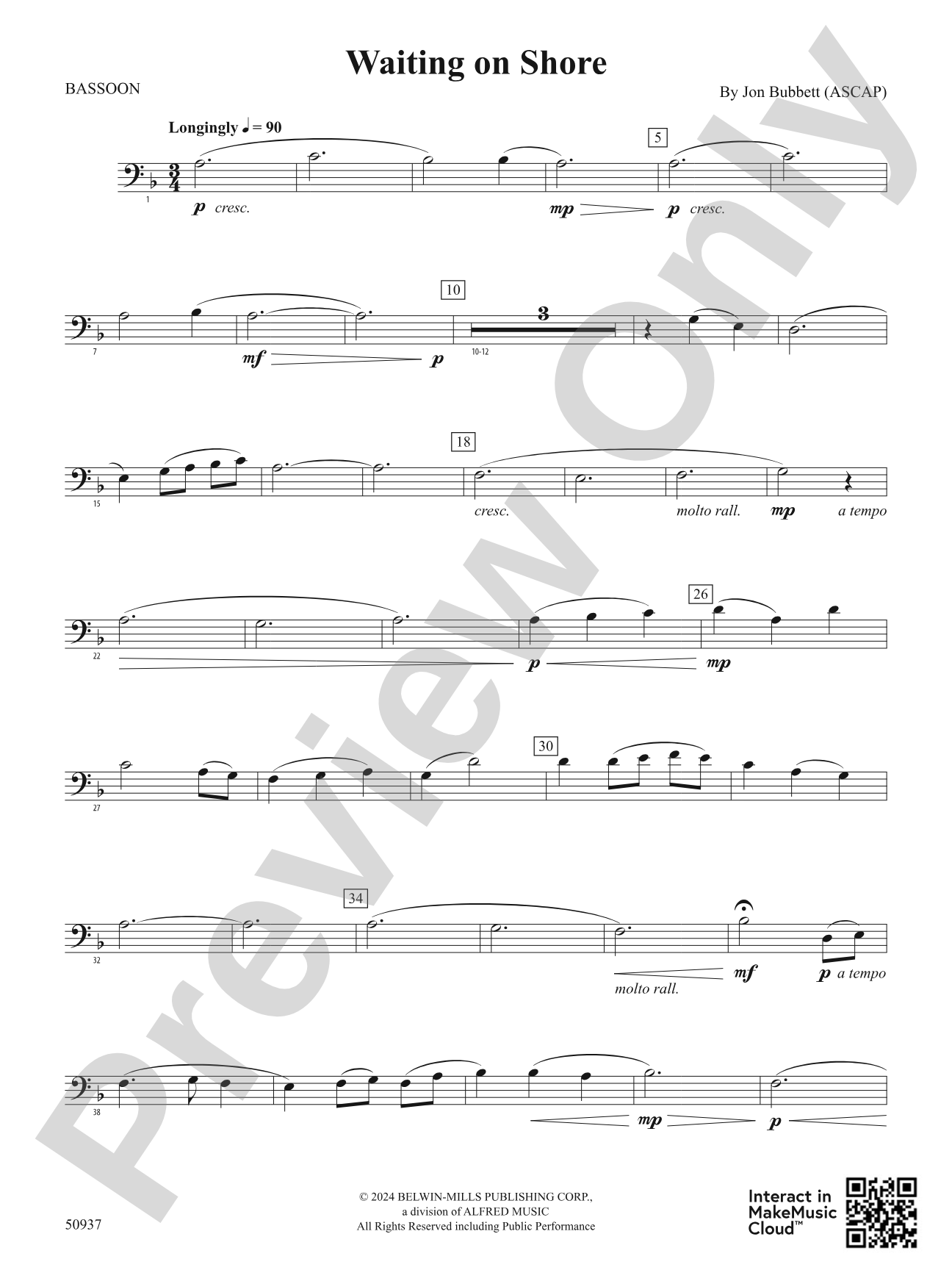 Waiting on Shore: Bassoon