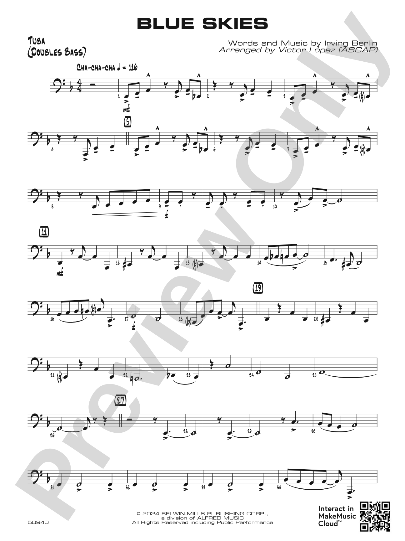 Blue Skies: Tuba