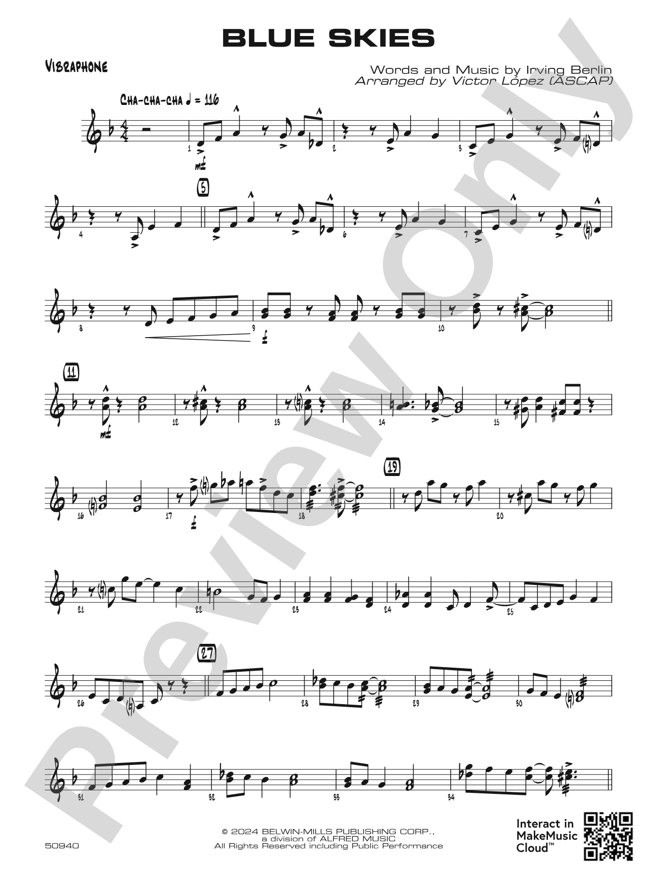 Blue Skies: Vibraphone