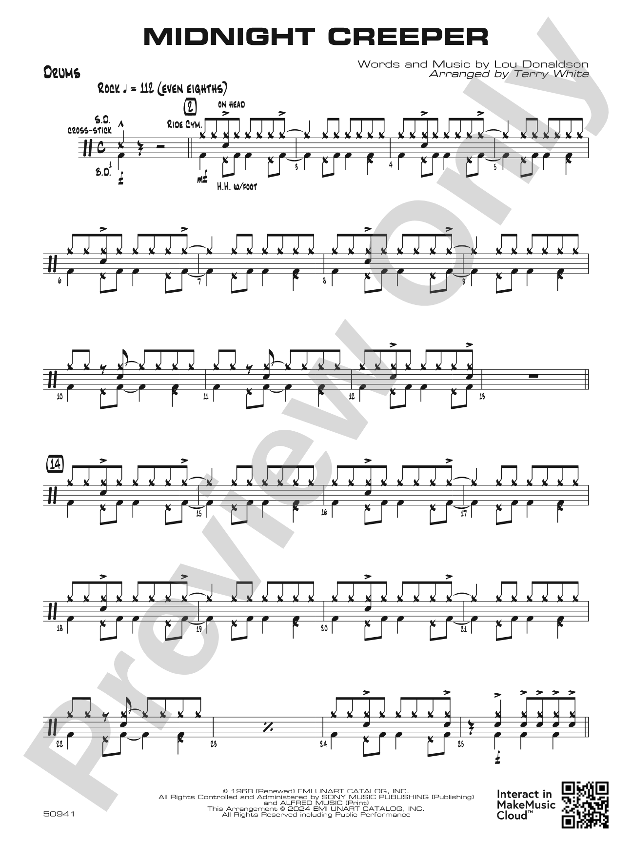 Midnight Creeper: Drums