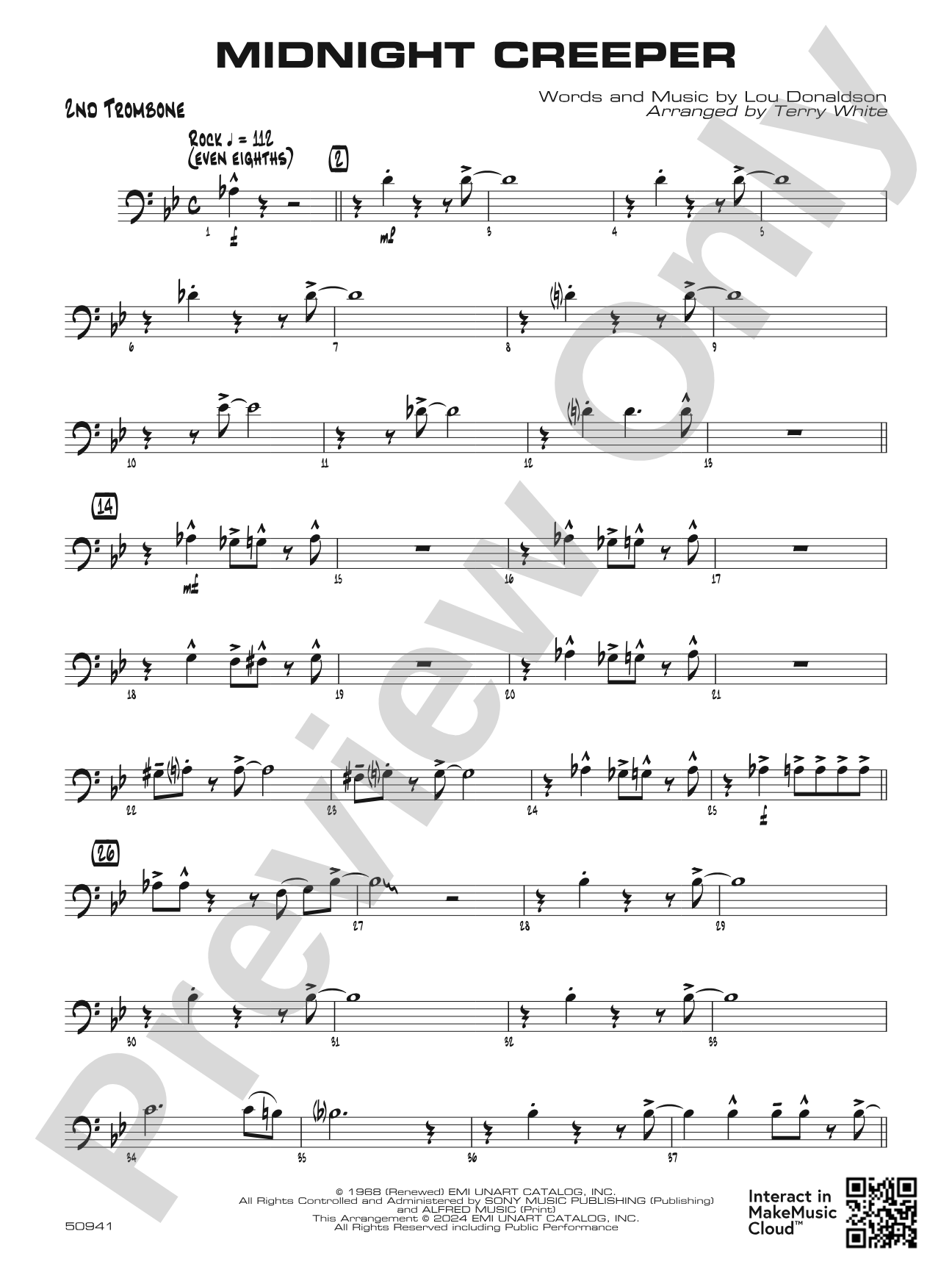 Midnight Creeper: 2nd Trombone