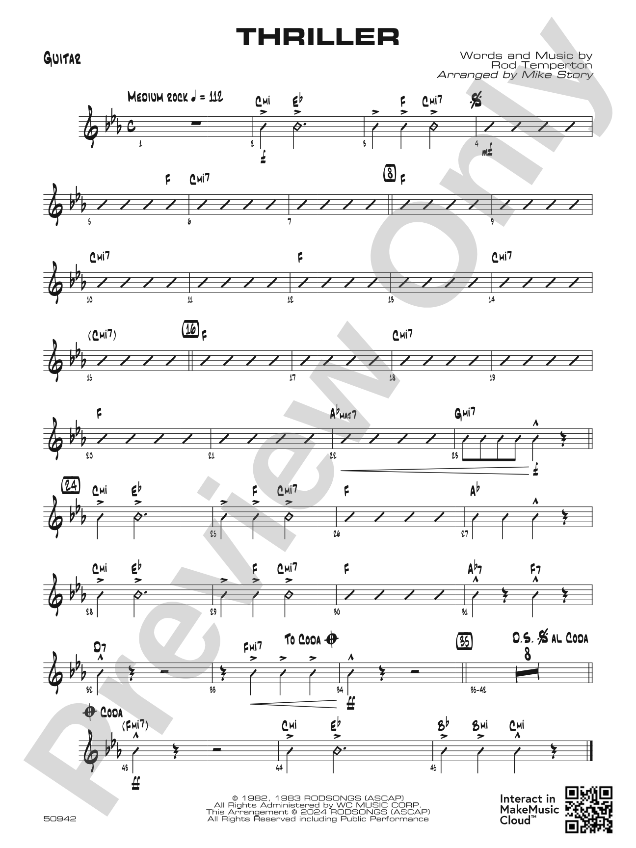 Thriller: Guitar