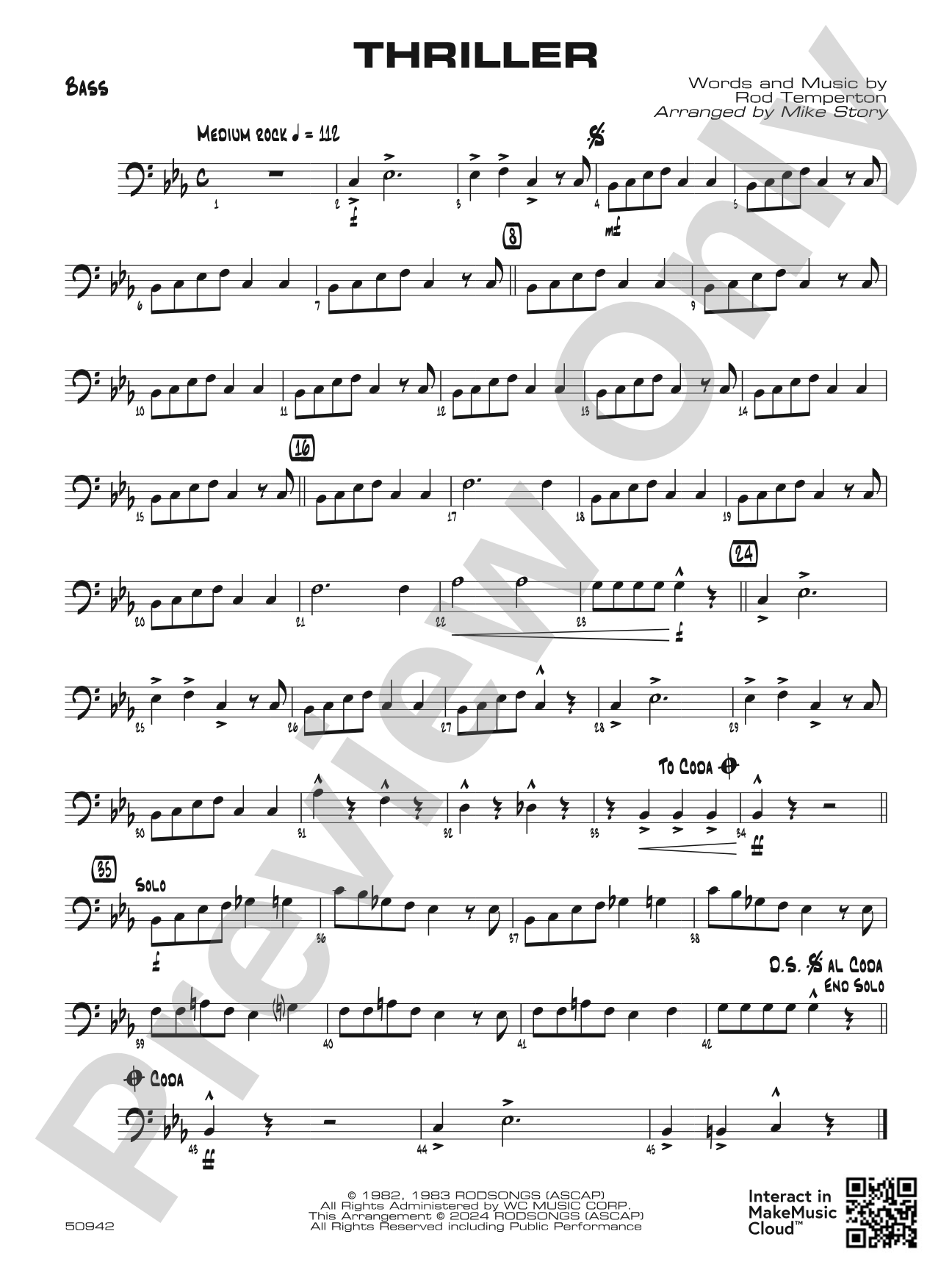 Thriller: String Bass