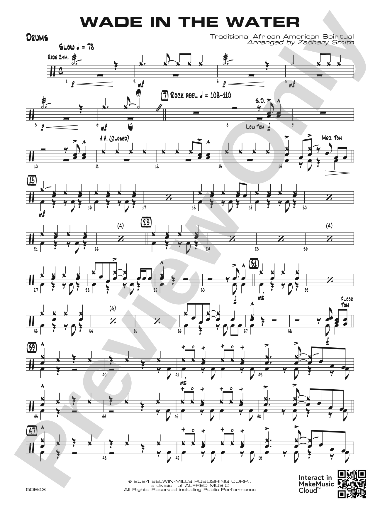 Wade in the Water: Drums