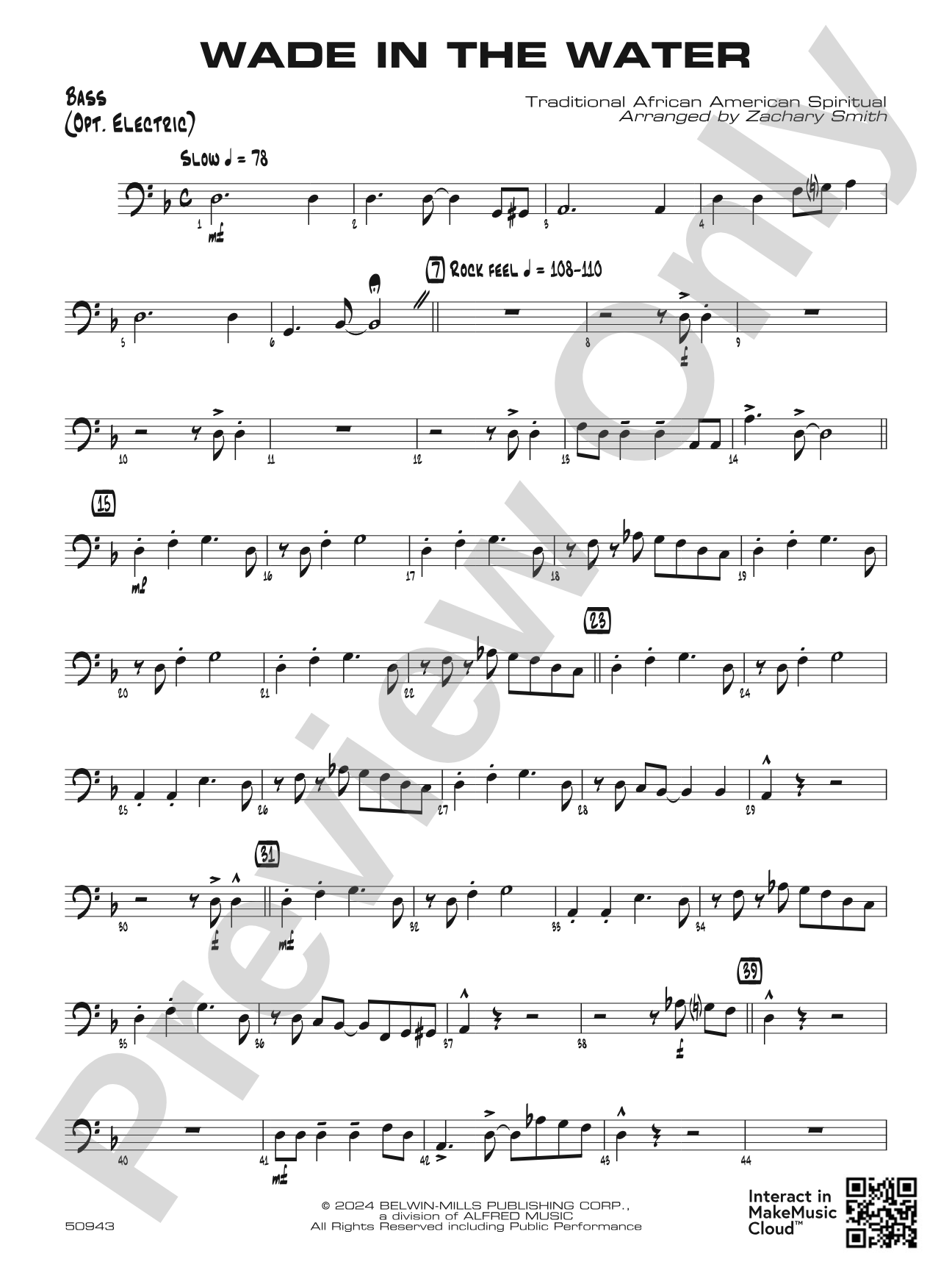 Wade in the Water: String Bass